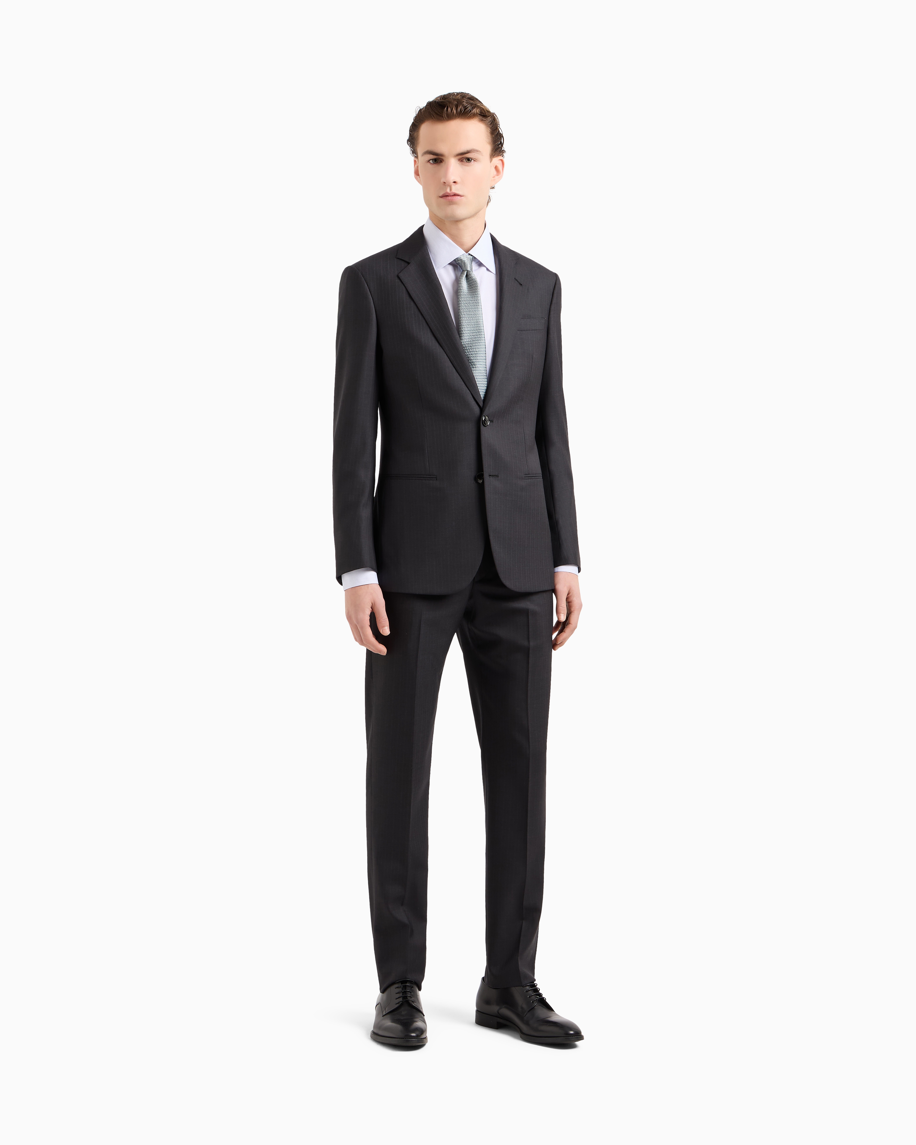 GIORGIO ARMANI スーツ グレー ストライプ 50 undefined