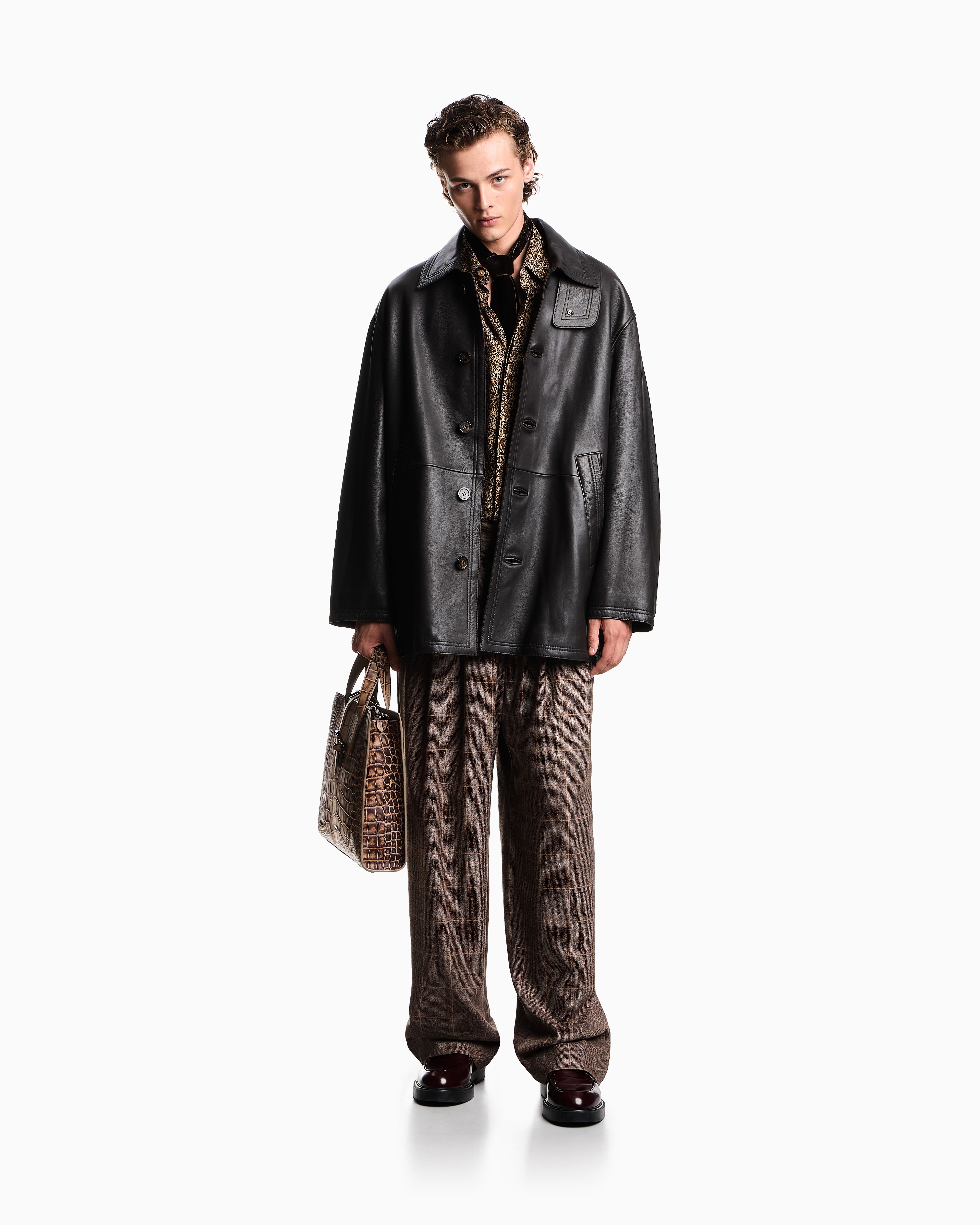 ジャケット・アウター emporio armani wool leather jacket 11aw 31220268_60739507_600.jpg