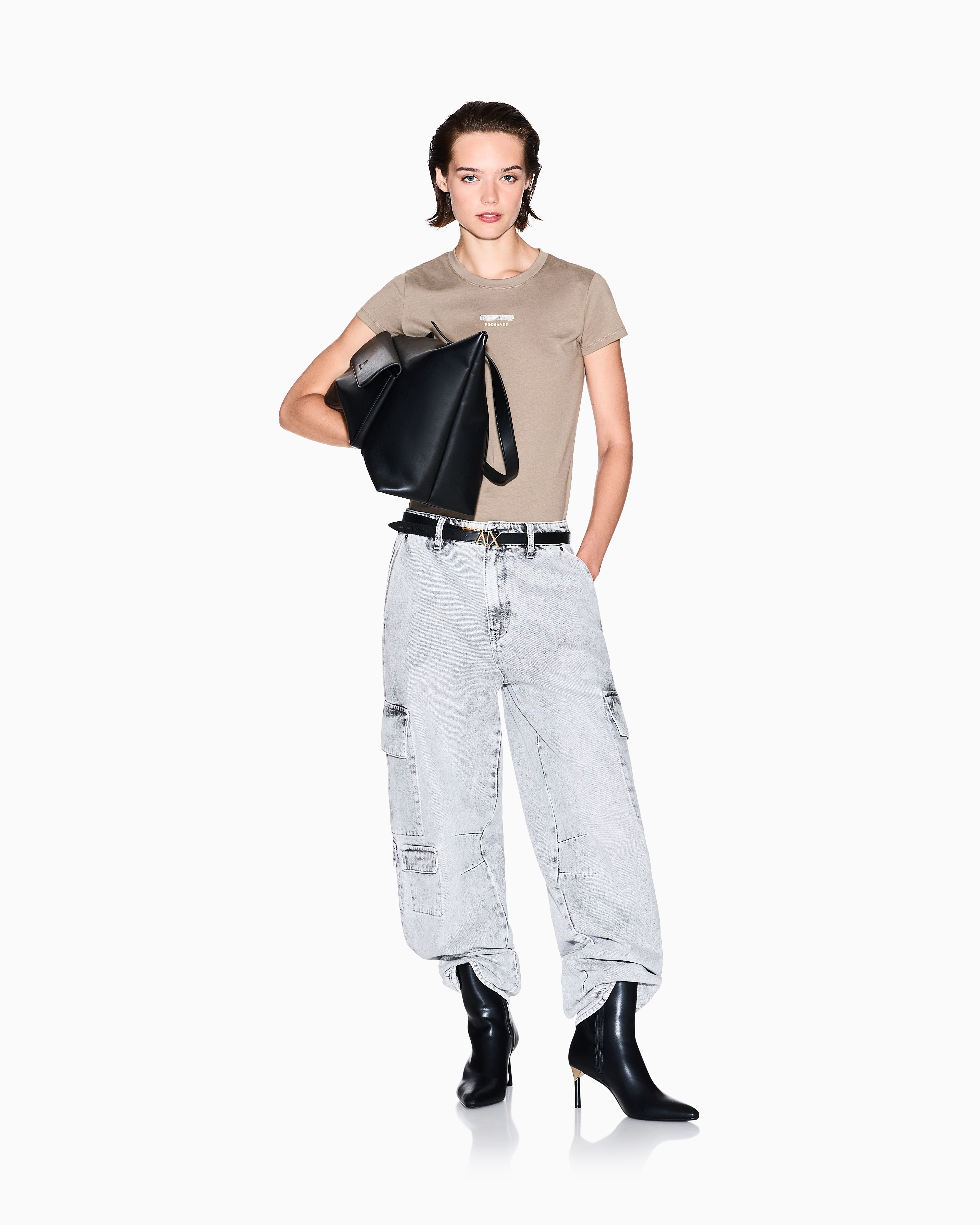 Armani Exchange Slim Fit T-shirts In Multi