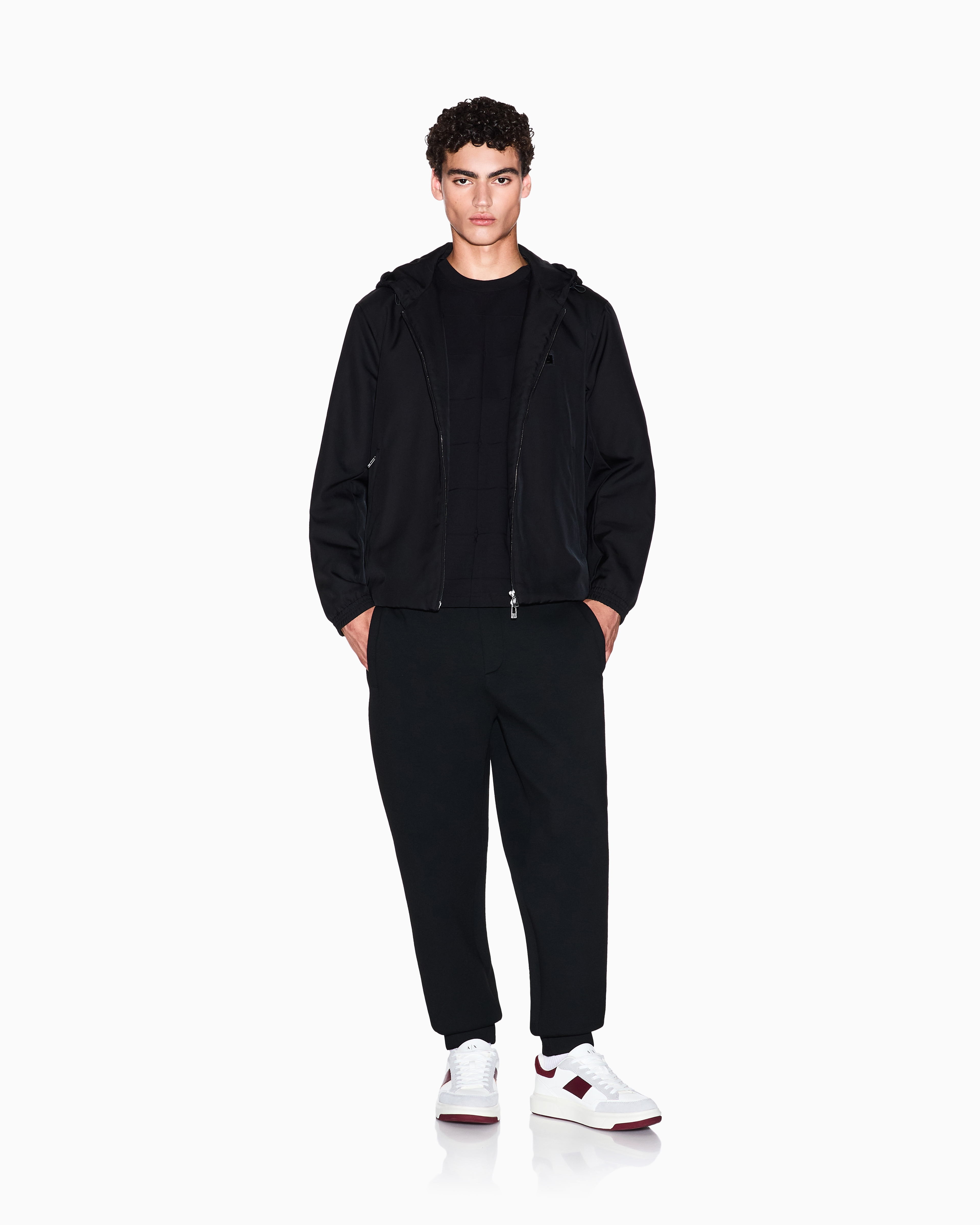 Armani Exchange Regular Fit T-shirts In Black