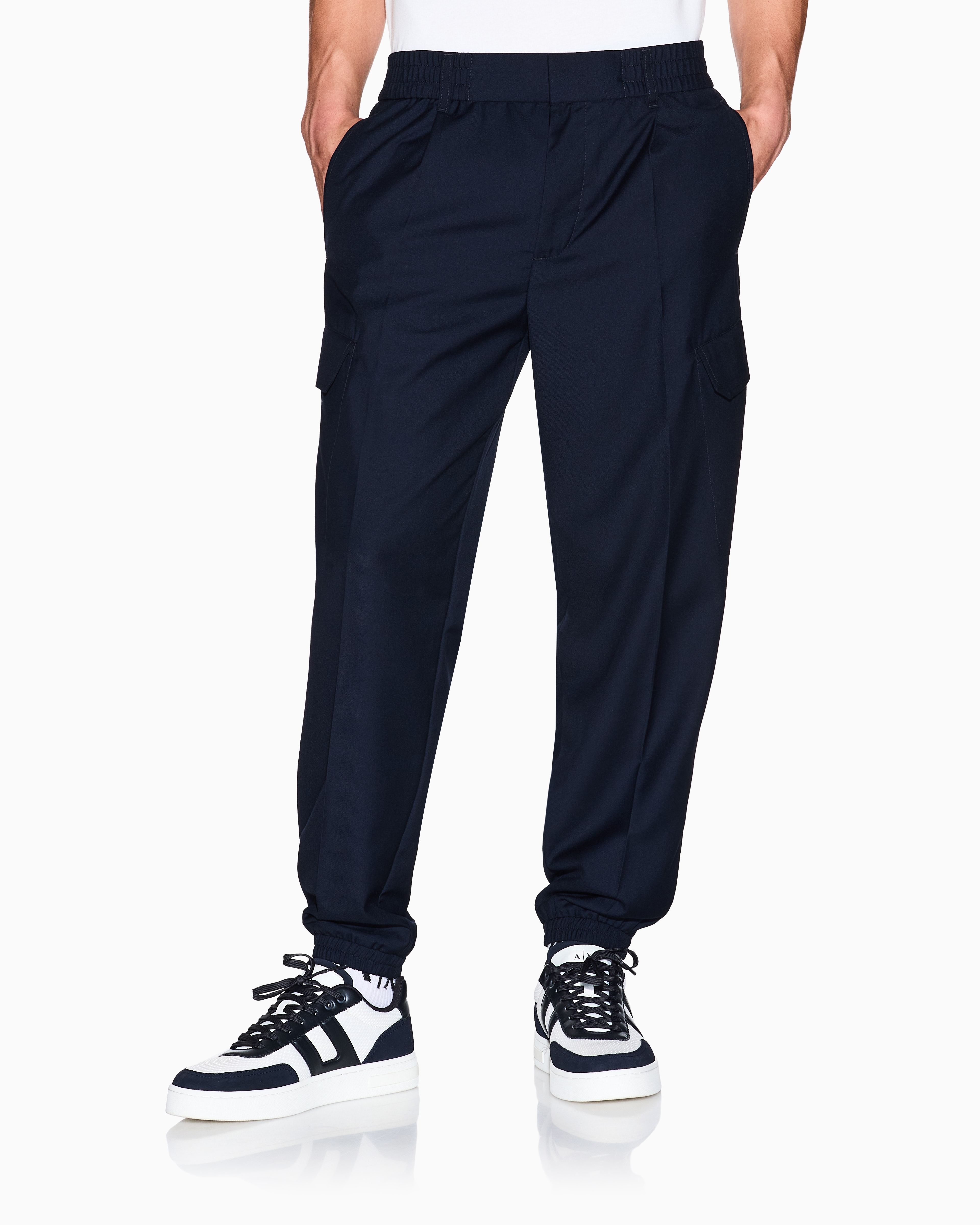Giorgio Armani 濃紺パンツ GIORGIO ARMANI（ジョルジオアルマーニ）カーゴパンツ 紺 サイズ