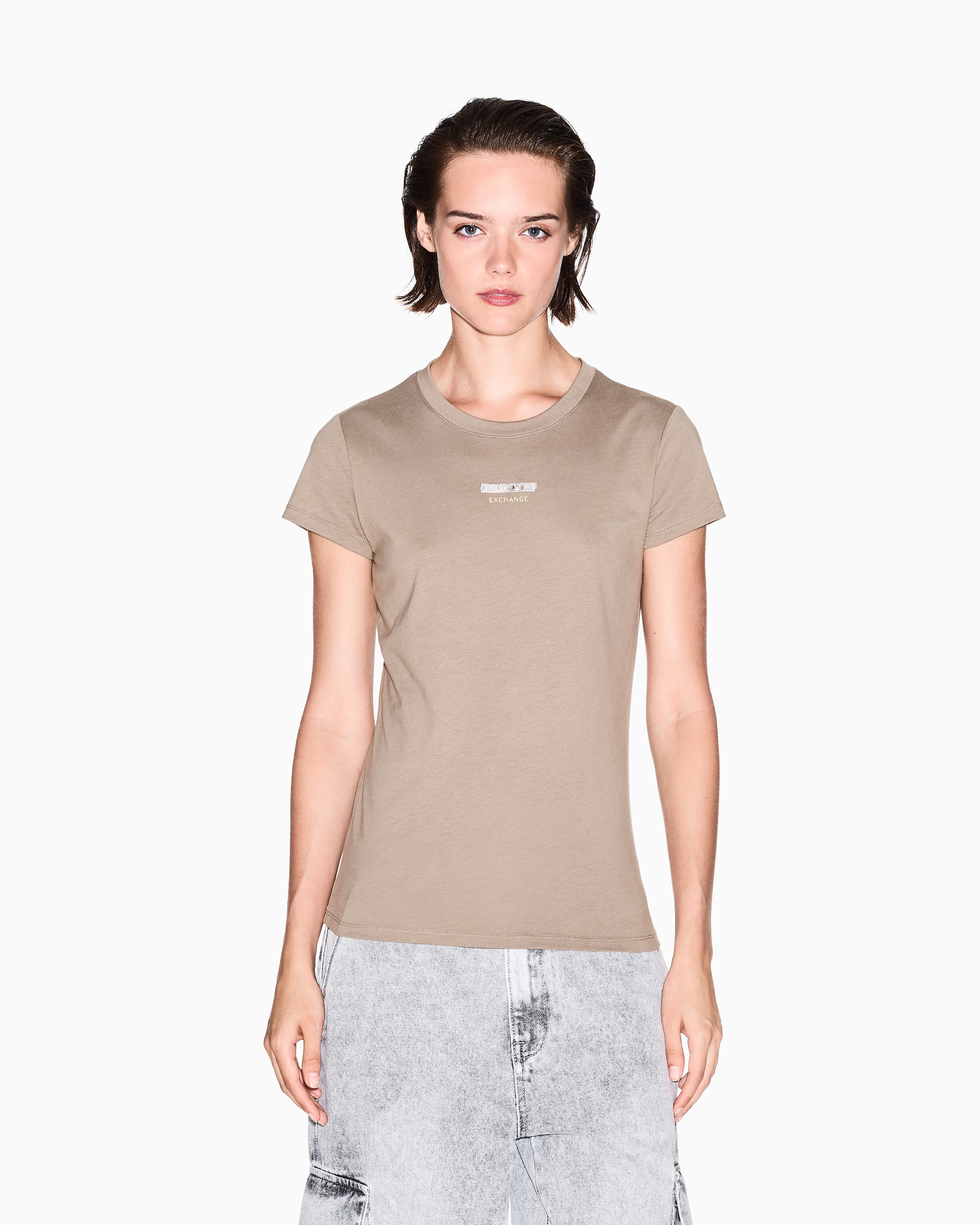 Armani Exchange Slim Fit T-shirts In Multi