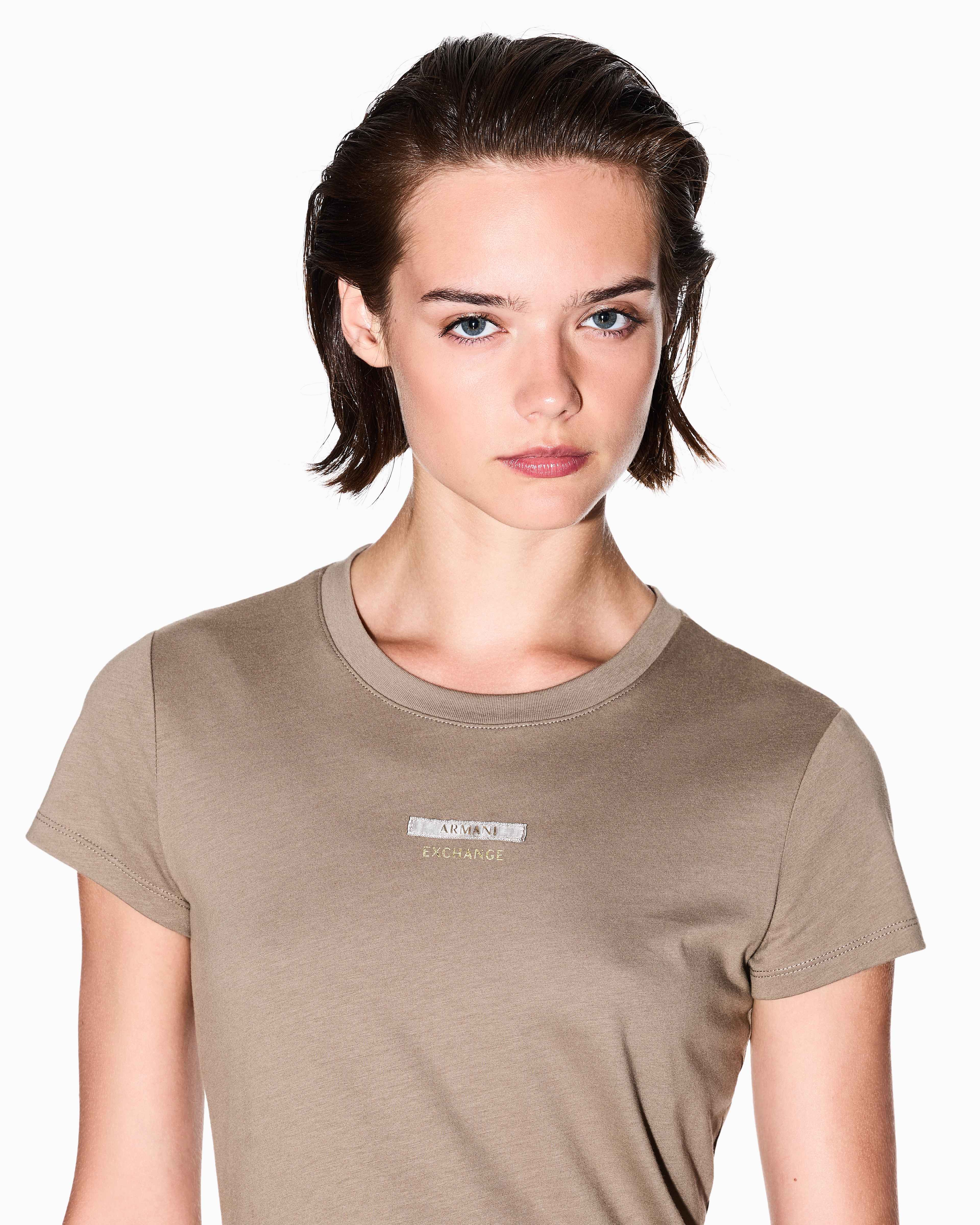 Armani Exchange Slim Fit T-shirts In Multi