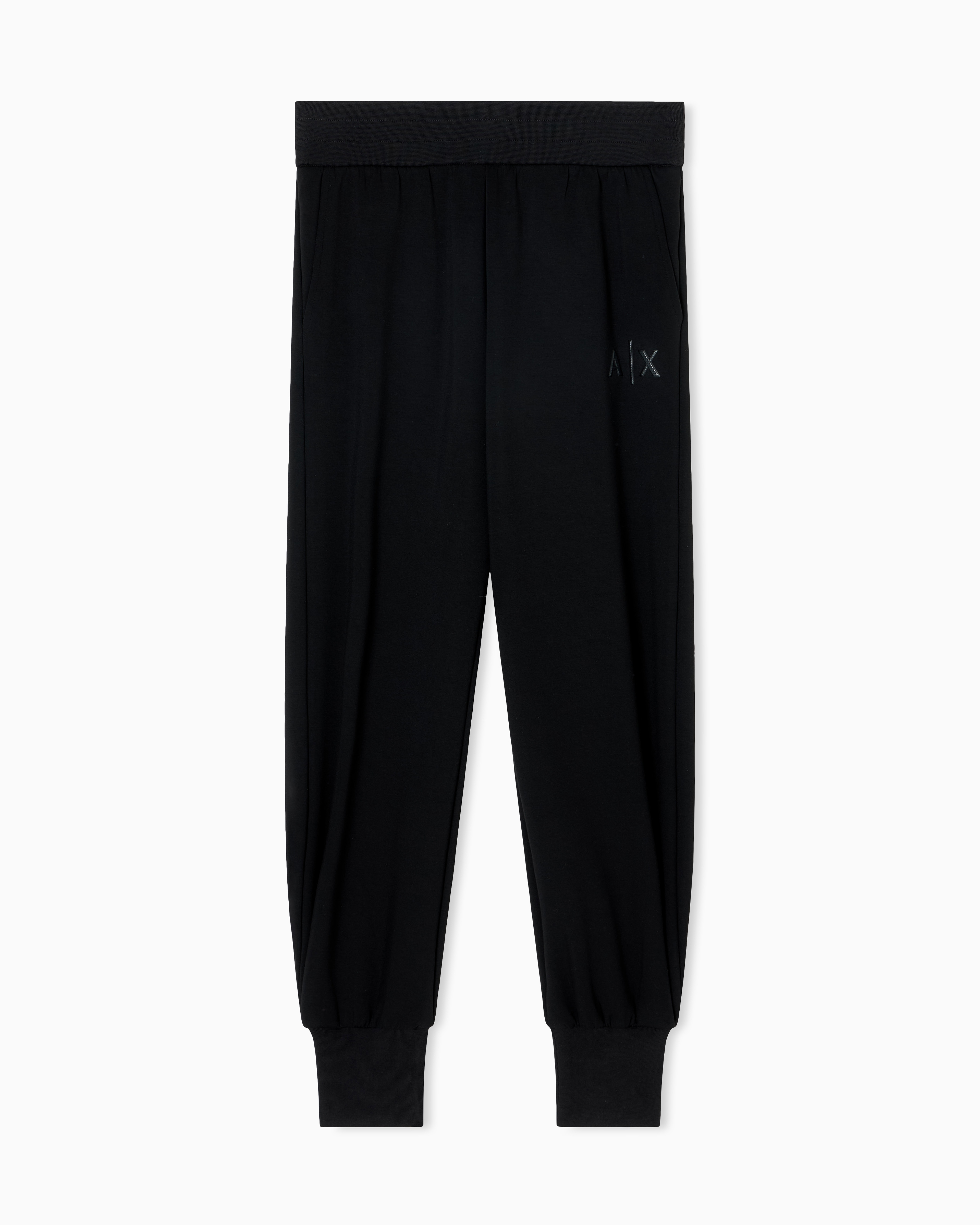 Armani Exchange - Sweatpants, Woman, Black, Size: