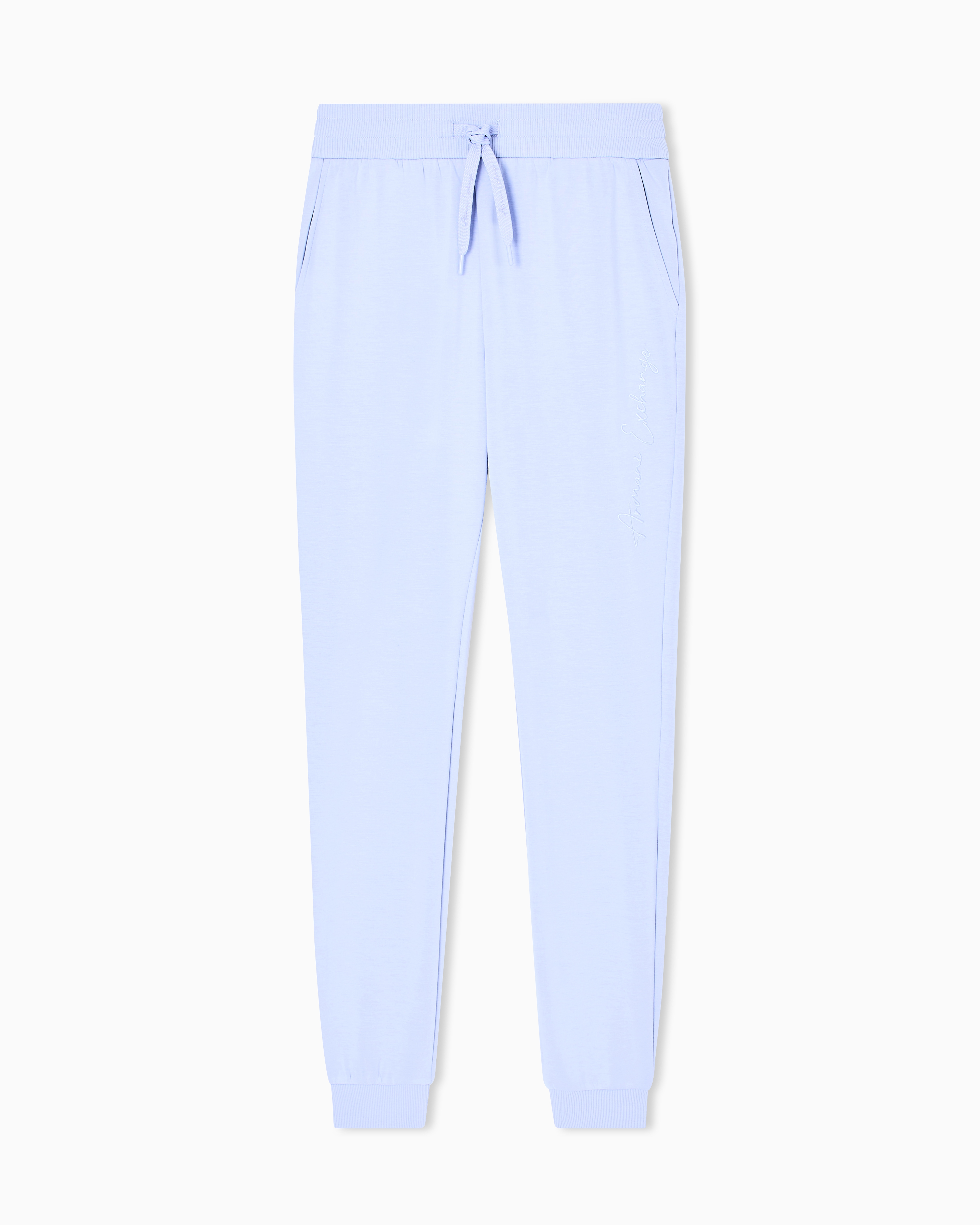 Armani Exchange Scuba Fabric Jogger Pants In Pink