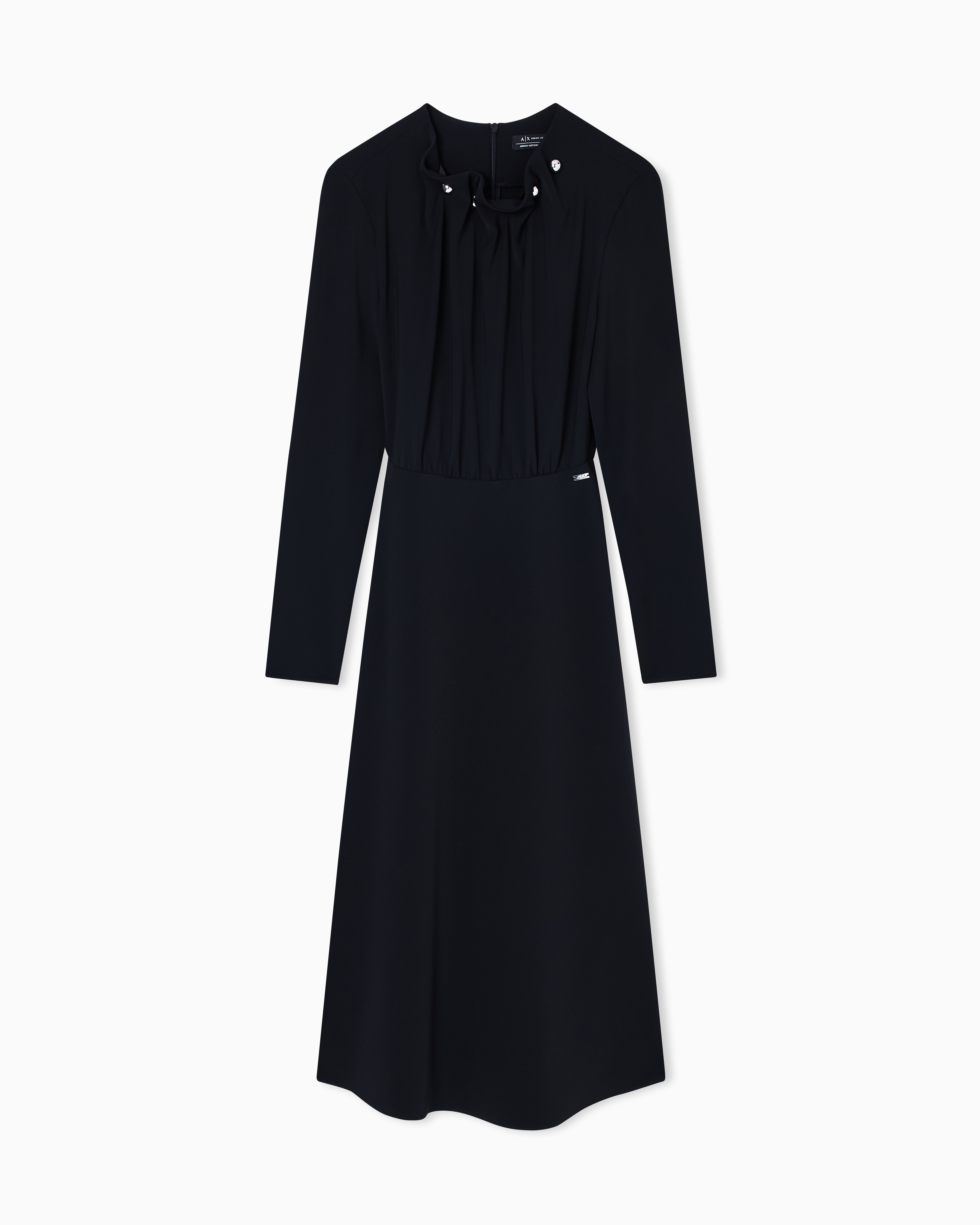 Armani Exchange - Midi Dresses, Woman, Black, Size: 4