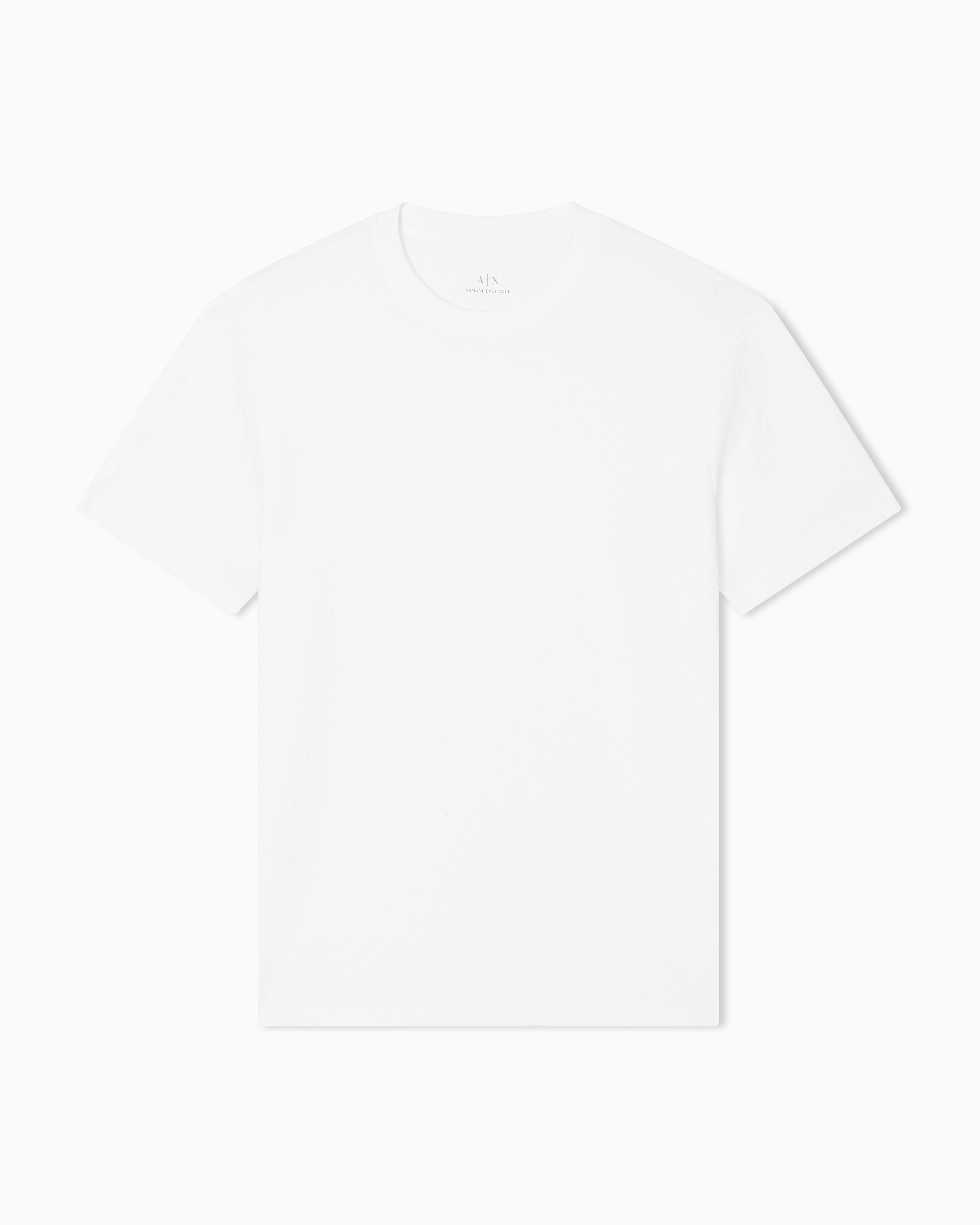 Armani Exchange Patterned Short-sleeved Shirt In White