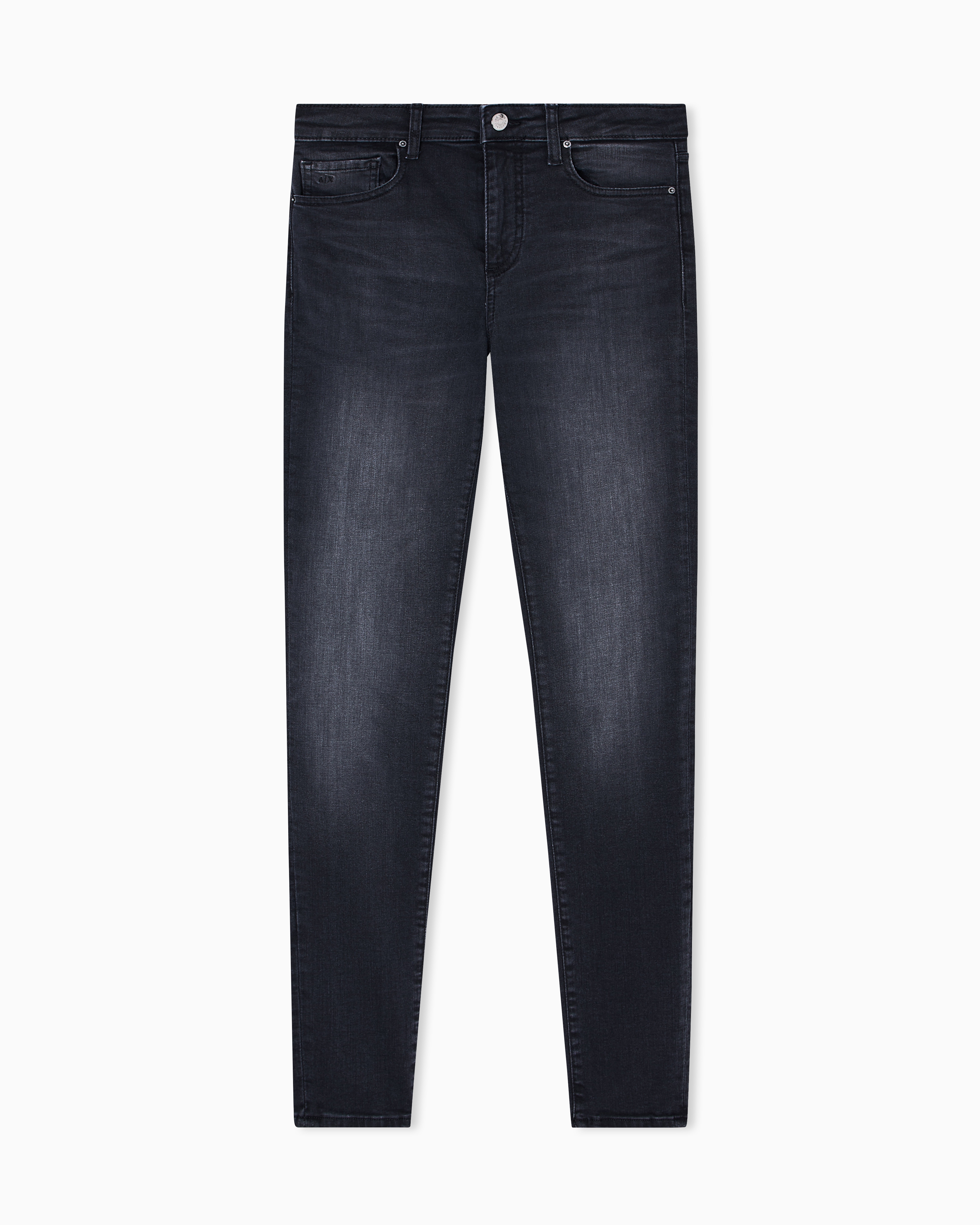 Armani Exchange - Super Skinny Jeans, Woman, Black, Size: