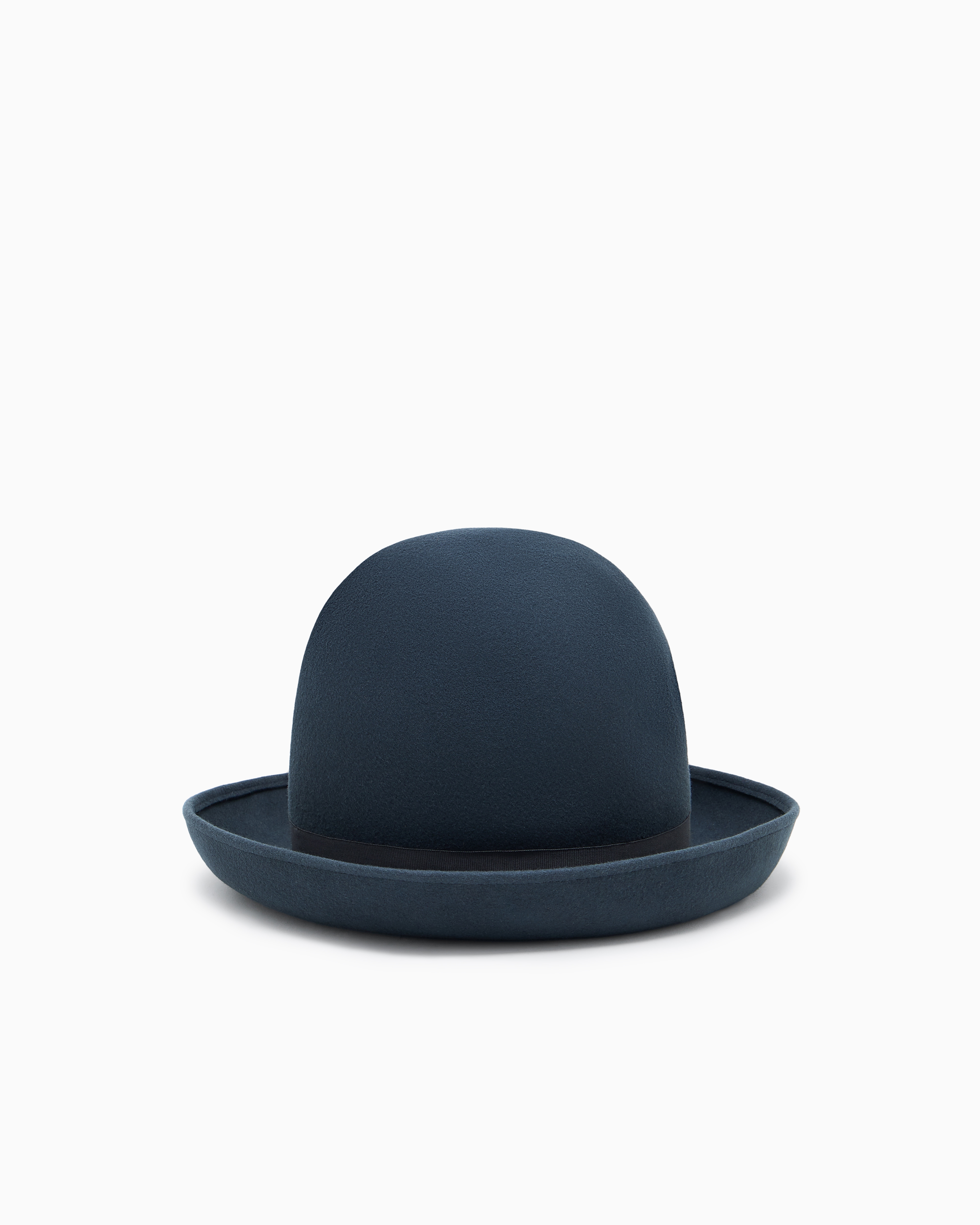 Giorgio Armani Hut Aus Woll-filz In Blue