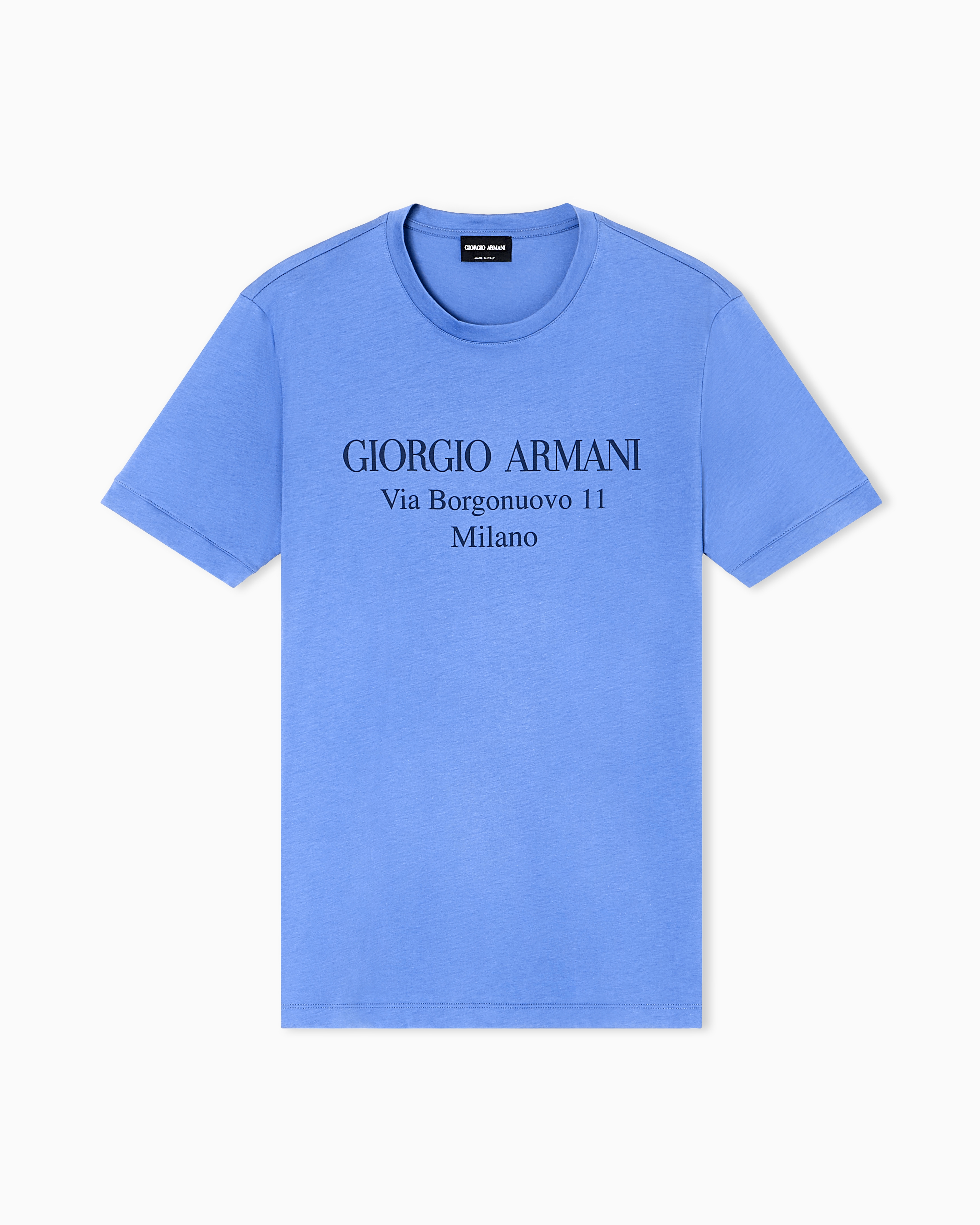 ■Giorgio Armani■Borgonuovo II コットンジャージー Tシャツ Borgonuovo 11 クルーネックTシャツ ピマコットンジャージー