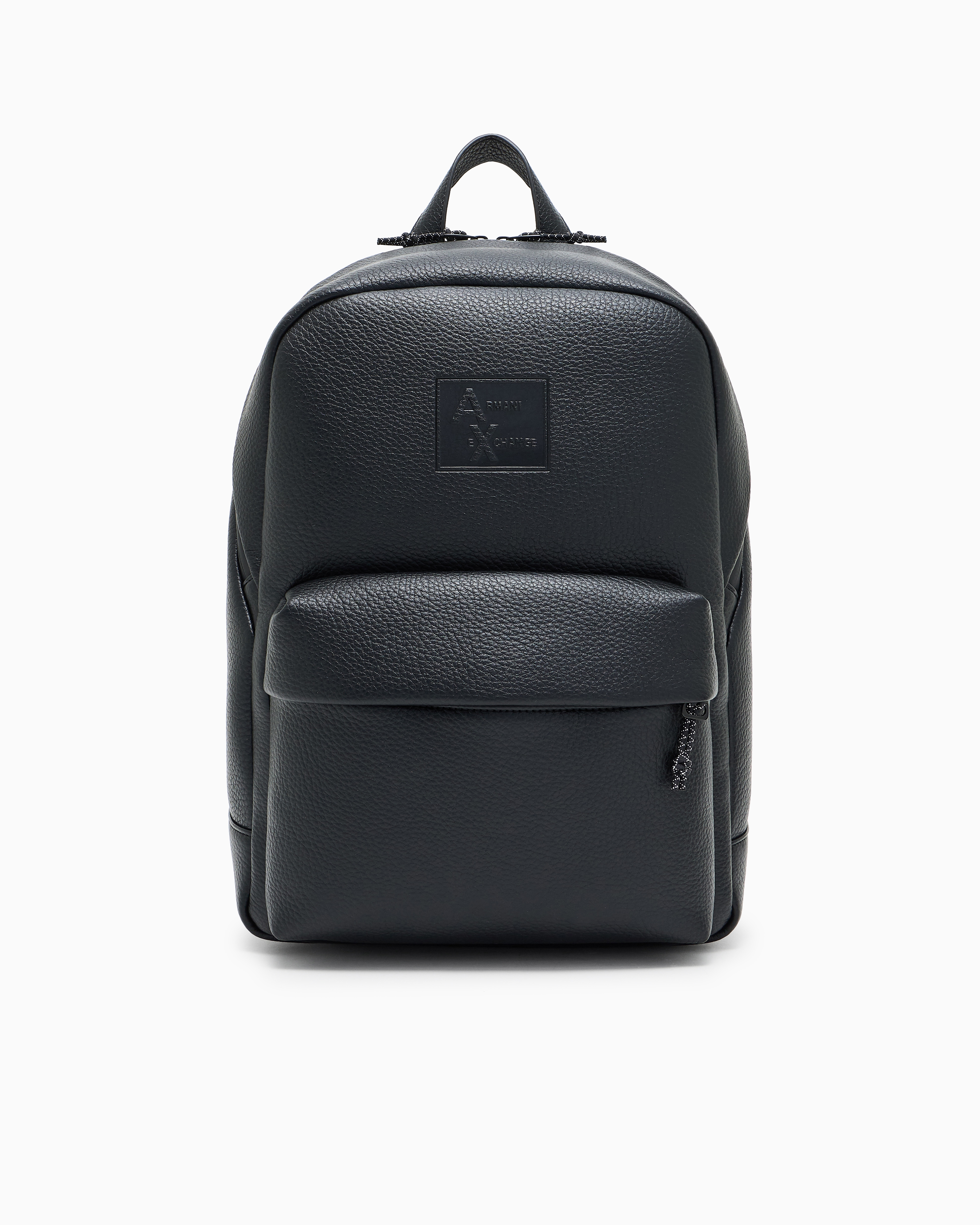 Backpack with embossed logo