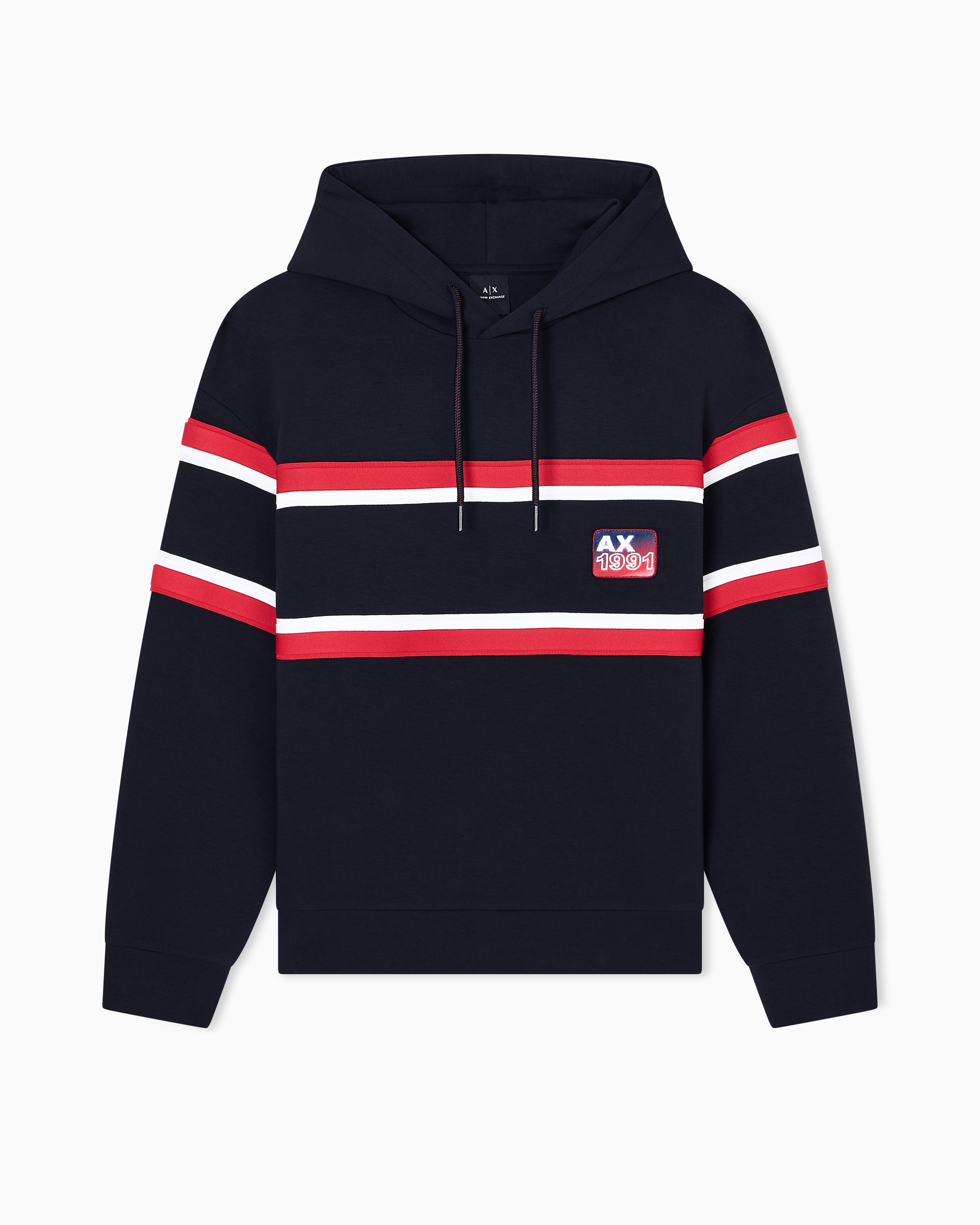 Armani Exchange - Hoodies, Man, Navy Blue, Size: M
