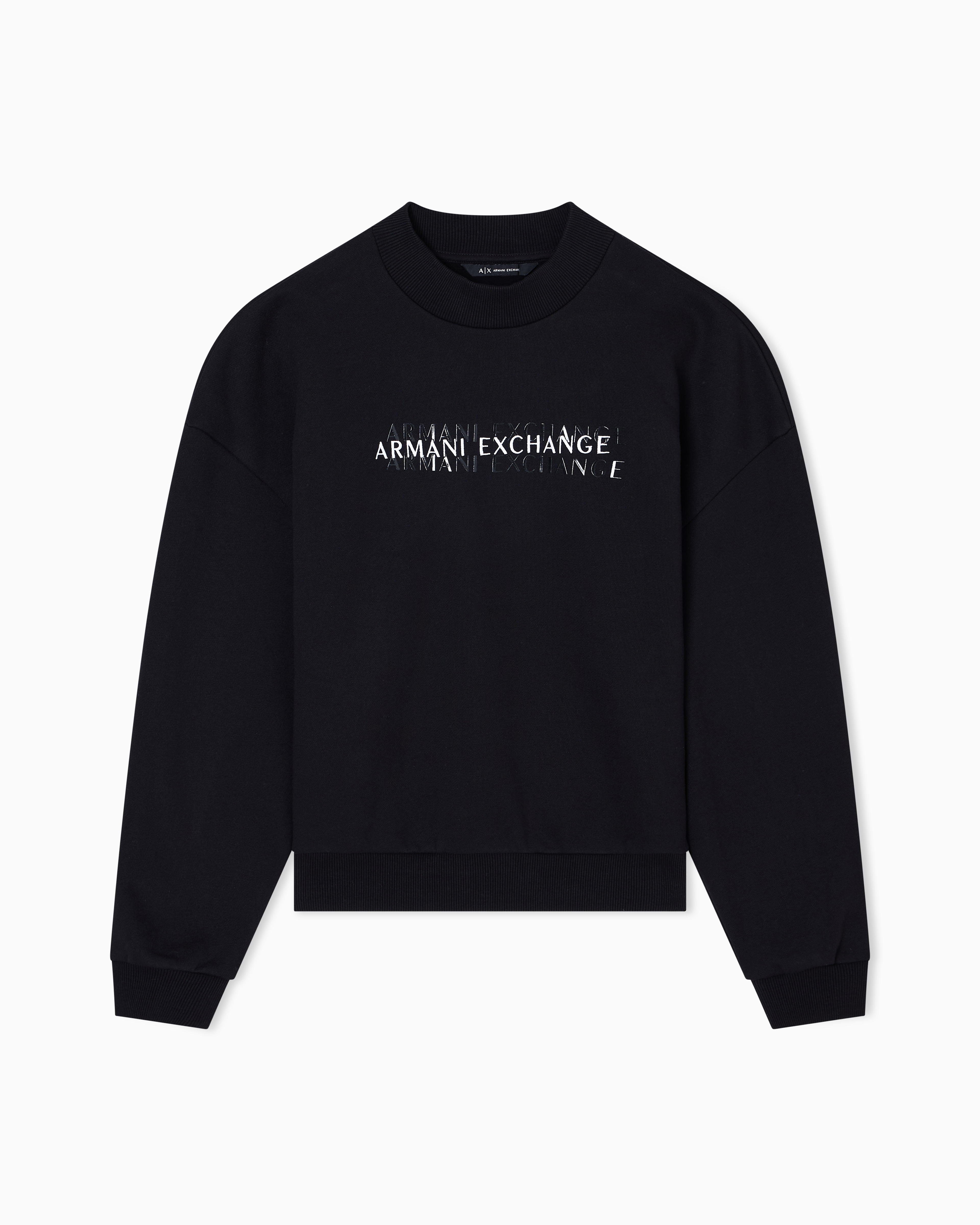 Armani Exchange Sweatshirts Without Hood In Black