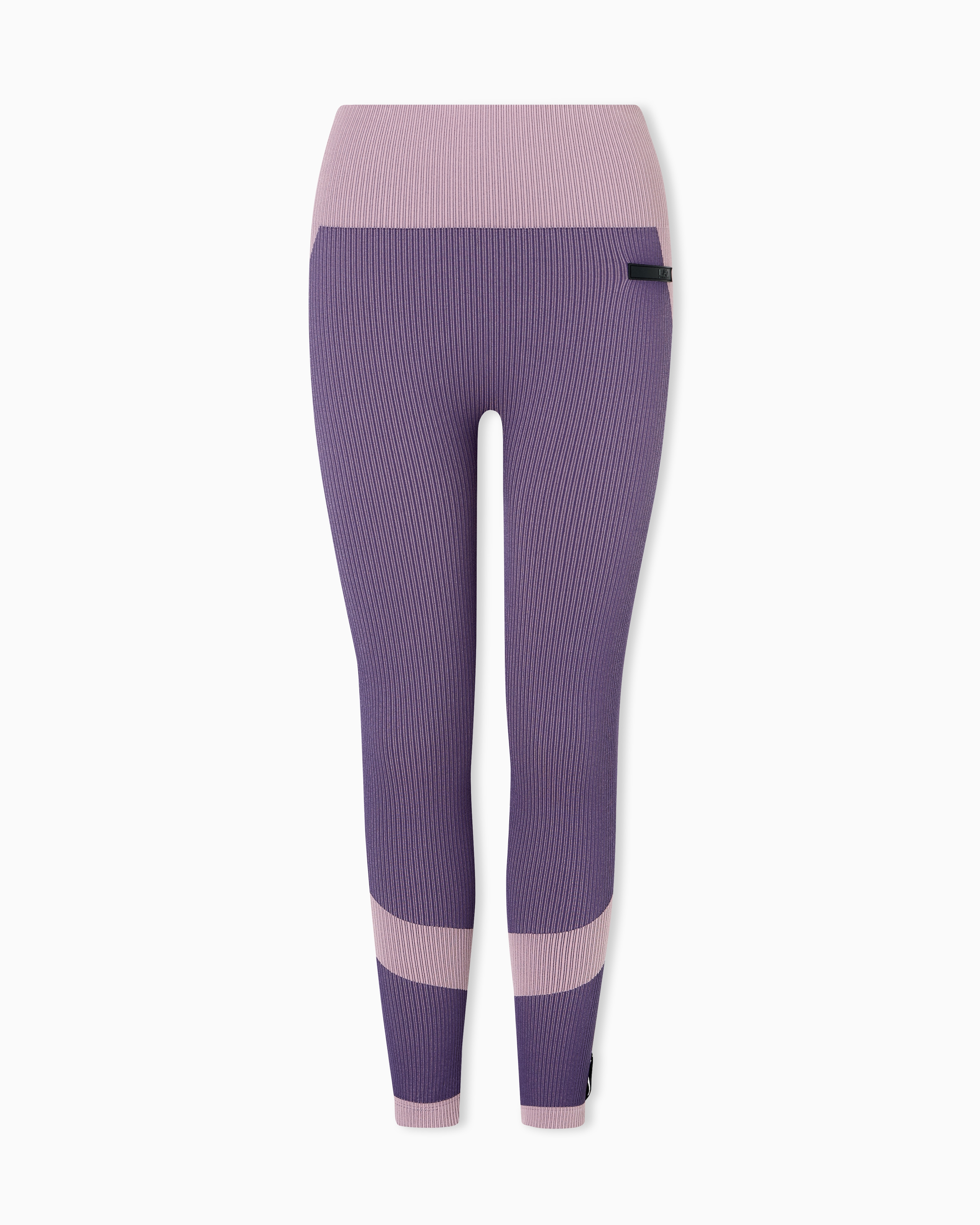Ea7 Dynamic Athlete Seamless Leggings In Vigor7 Technical Fabric In Purple