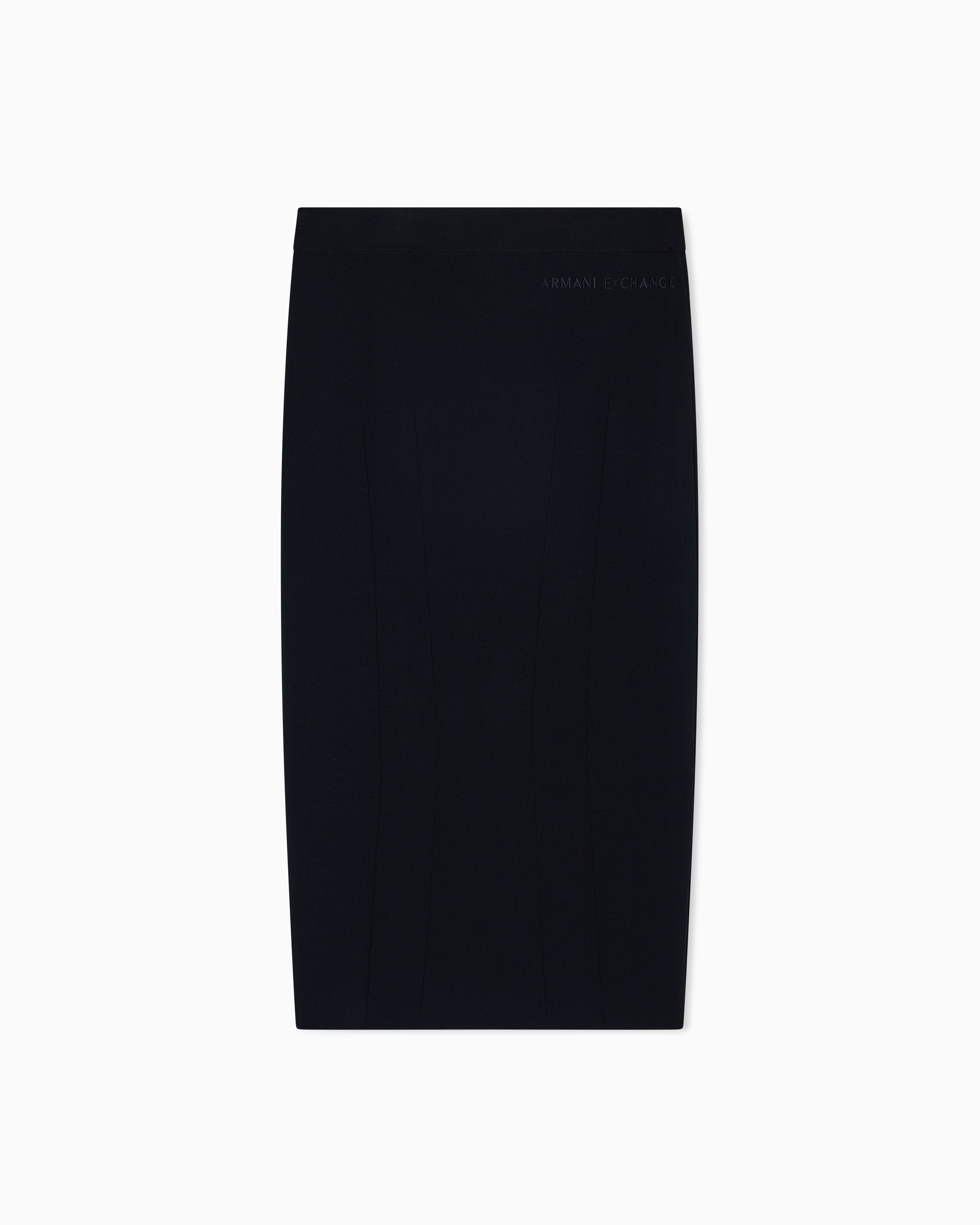 Armani Exchange Midi Skirts In Black