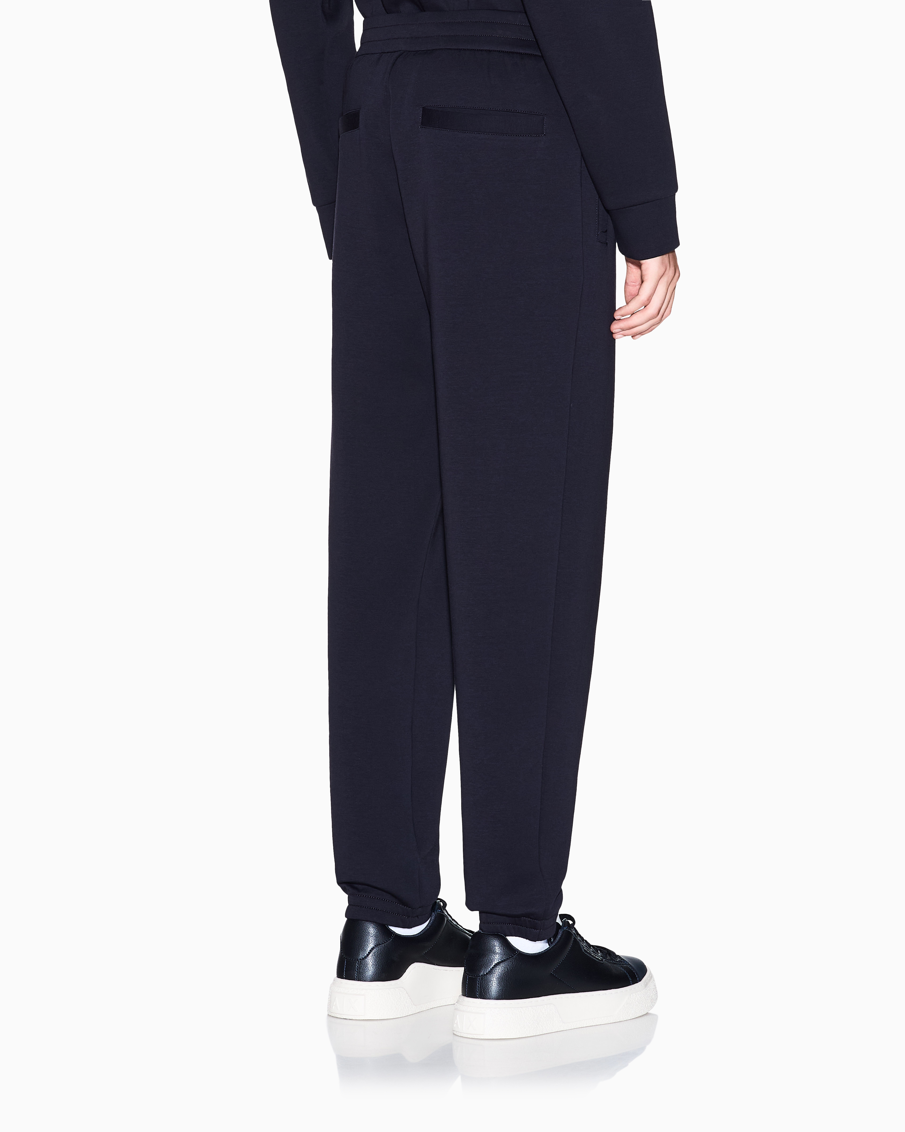 Armani Exchange - Sweatpants, Man, Navy Blue, Size: