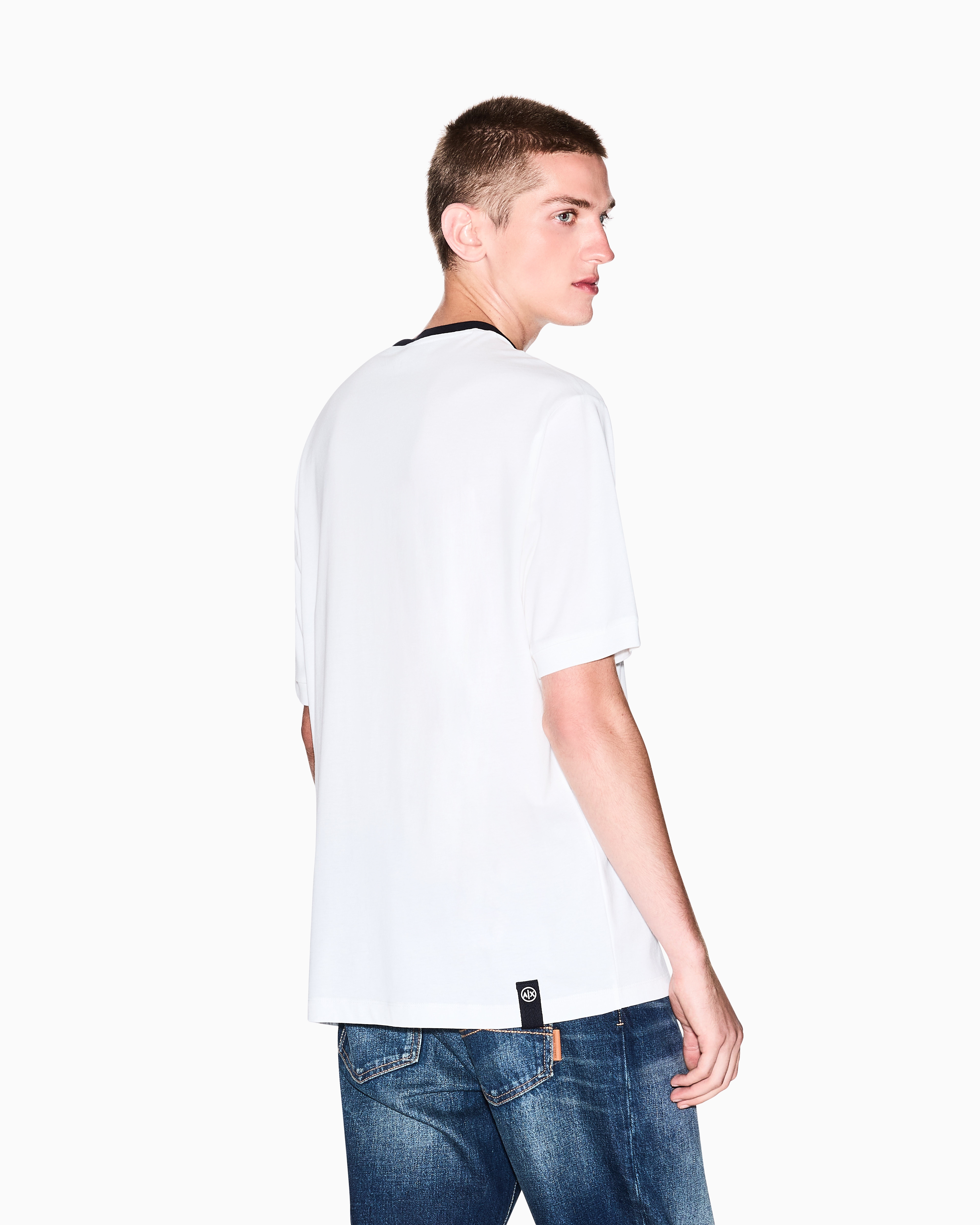 Armani Exchange - Regular Fit T-Shirts, Man, White, Size: