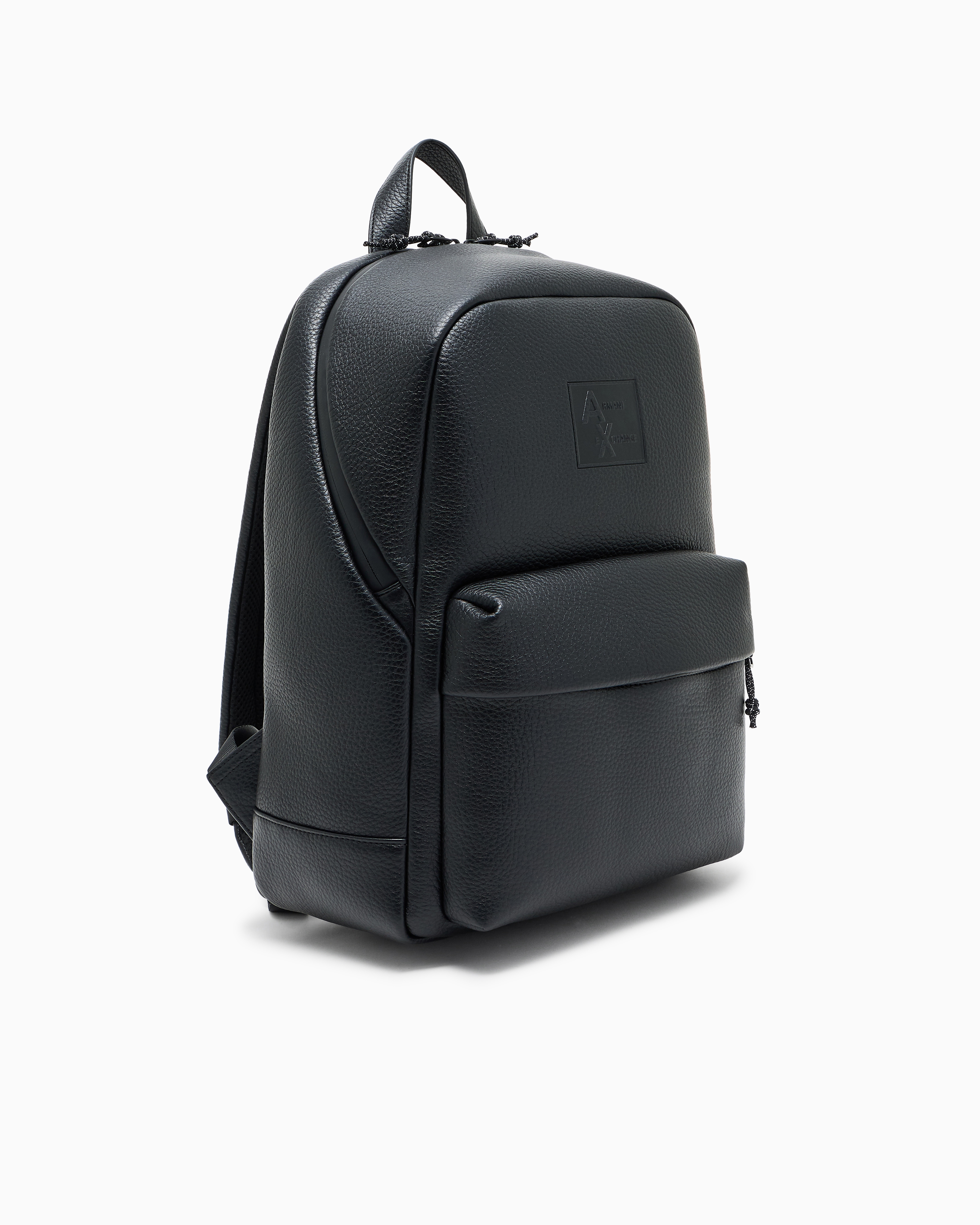 Backpack with embossed logo