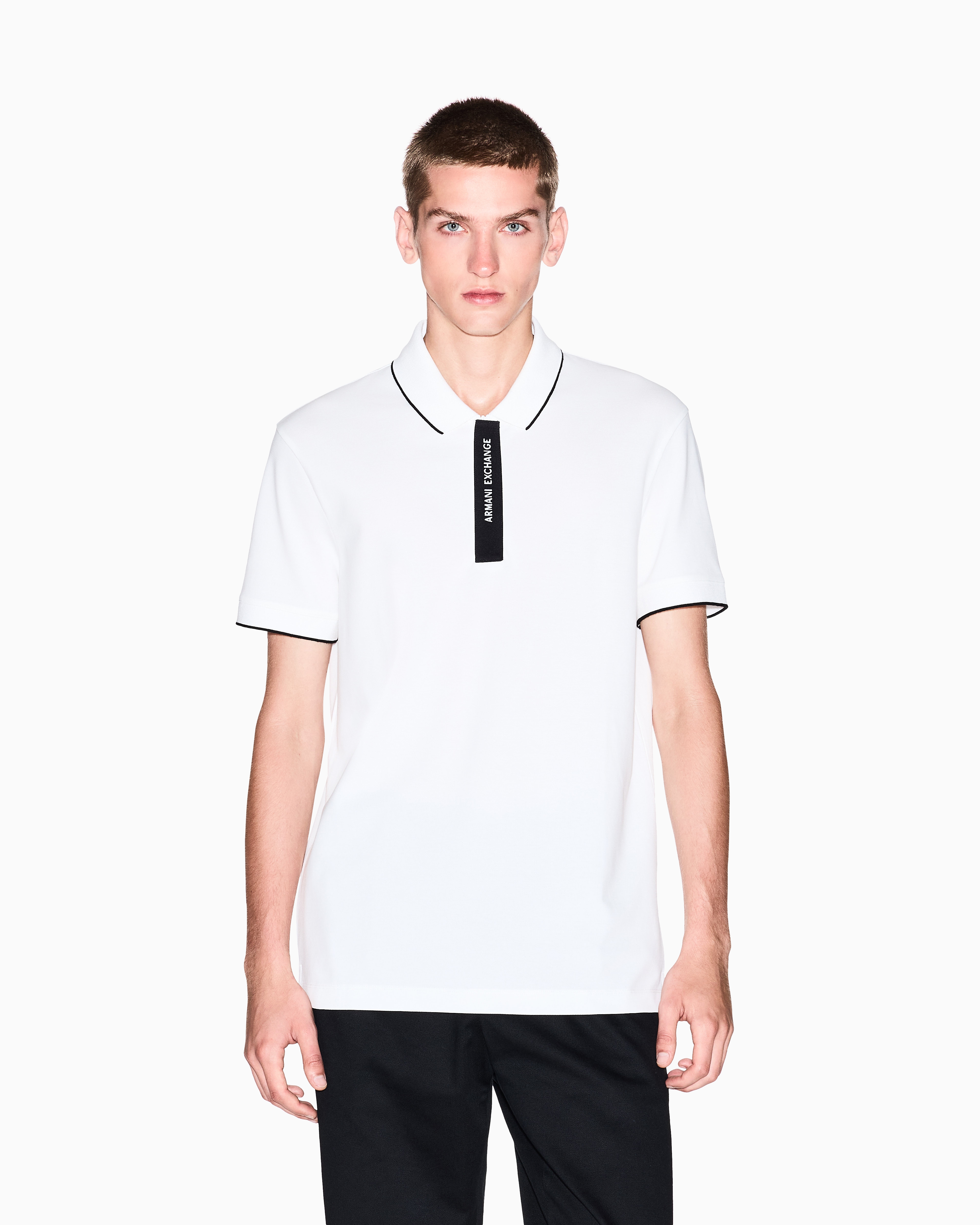 Regular fit polo with logo