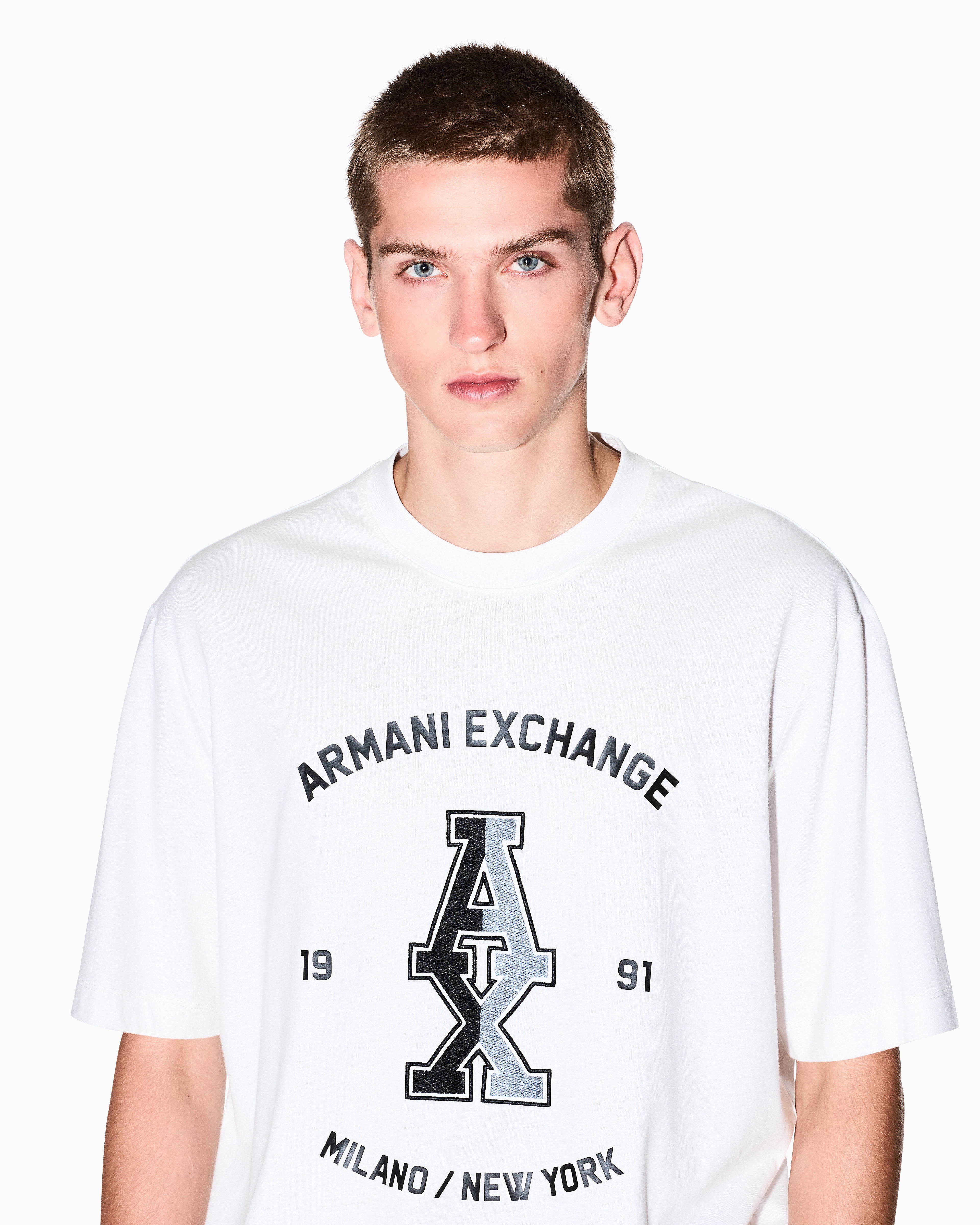 Regular fit Graphic Logo T-shirt | Armani Exchange