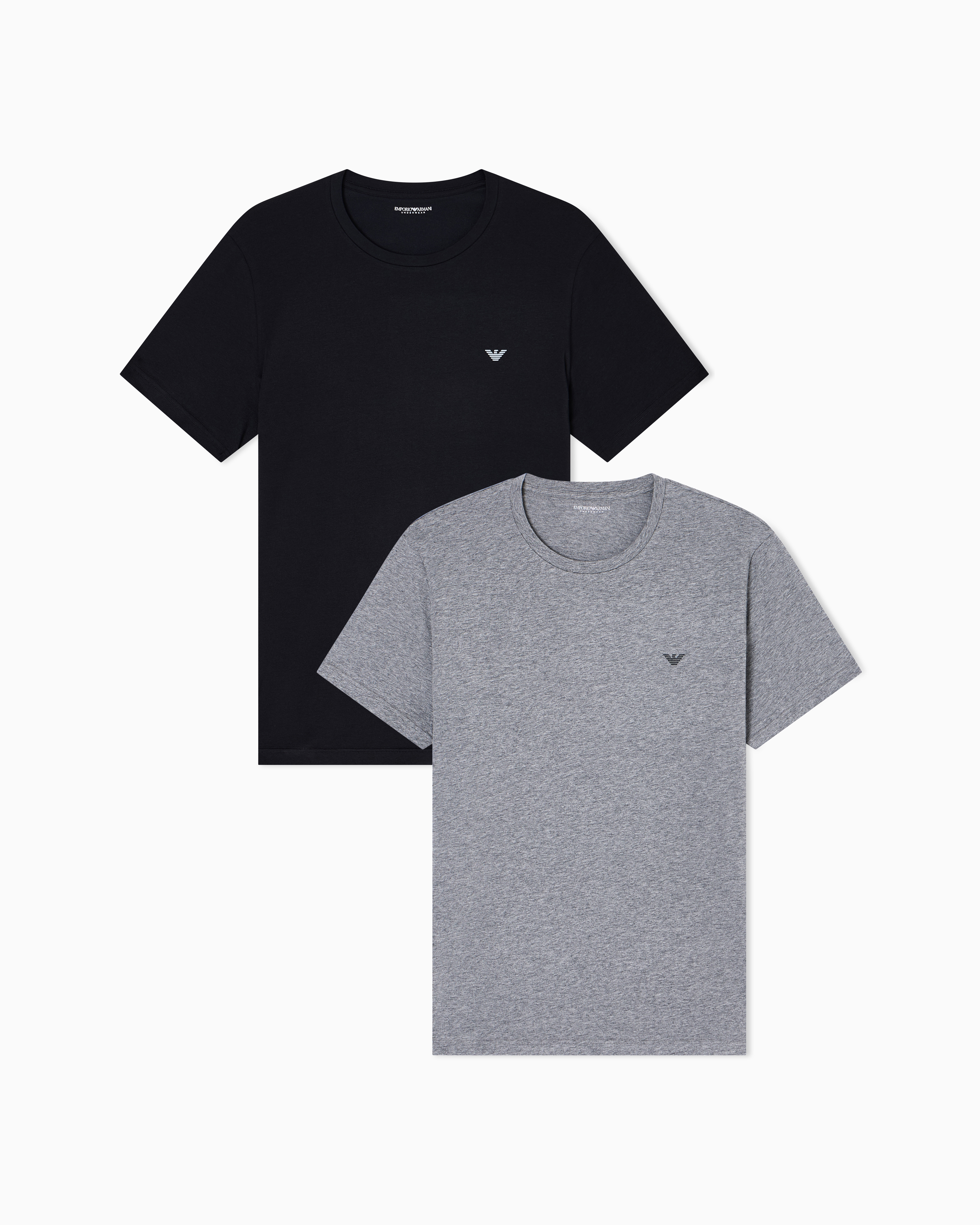 [EMPORIO ARMANI UW] ミニイーグルストライプラウンジTシャツ EMPORIO ARMANI UW] ミニイーグルストライプラウンジTシャツ