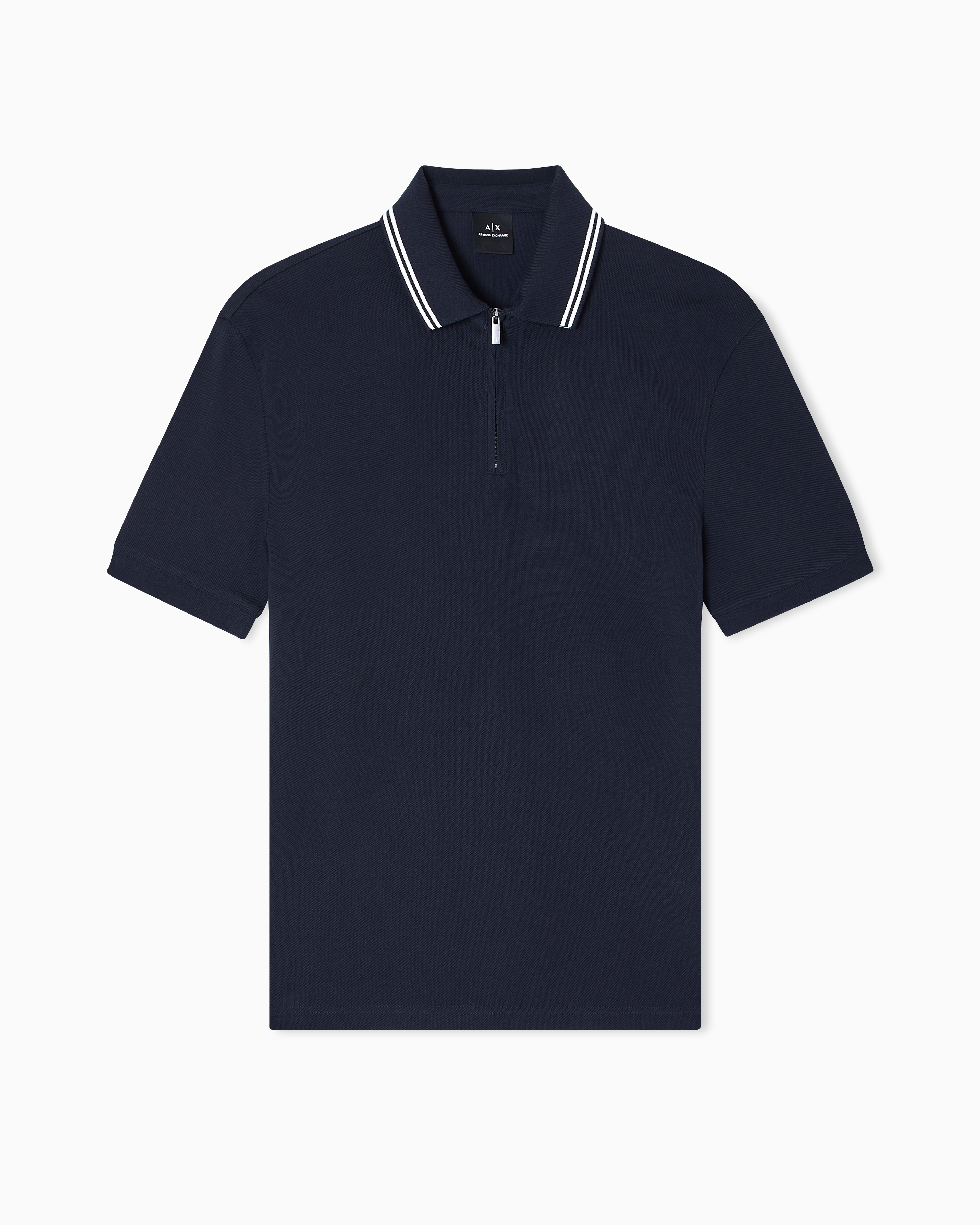 Armani Exchange - Polo Shirts, Man, Navy Blue, Size: