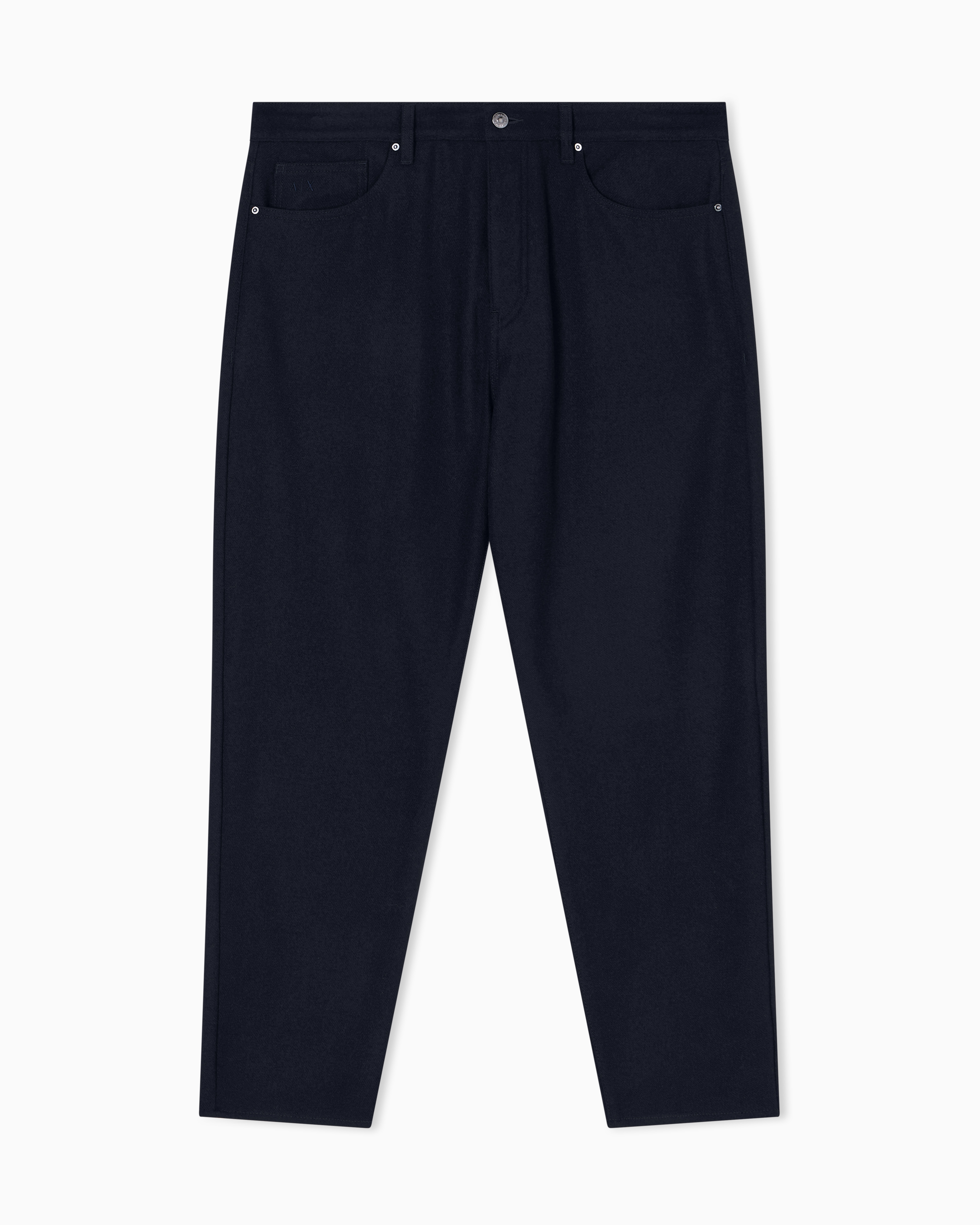 Armani Exchange - Tapered Jeans, Man, Navy Blue, Size: 33