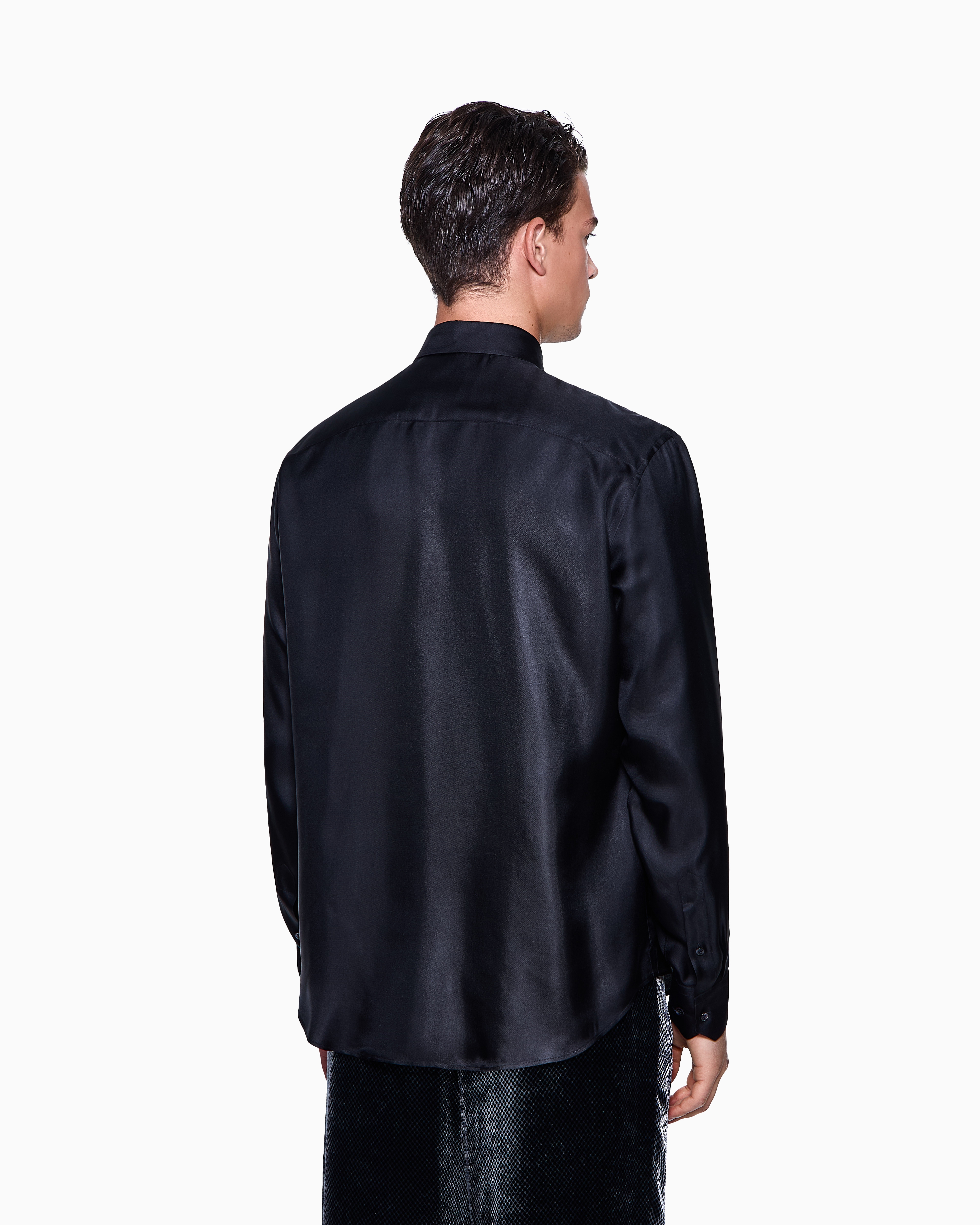 GIORGIO ARMANI SILK T-SHIRT シルク GM001939_TE15967_U0009_E_FW202