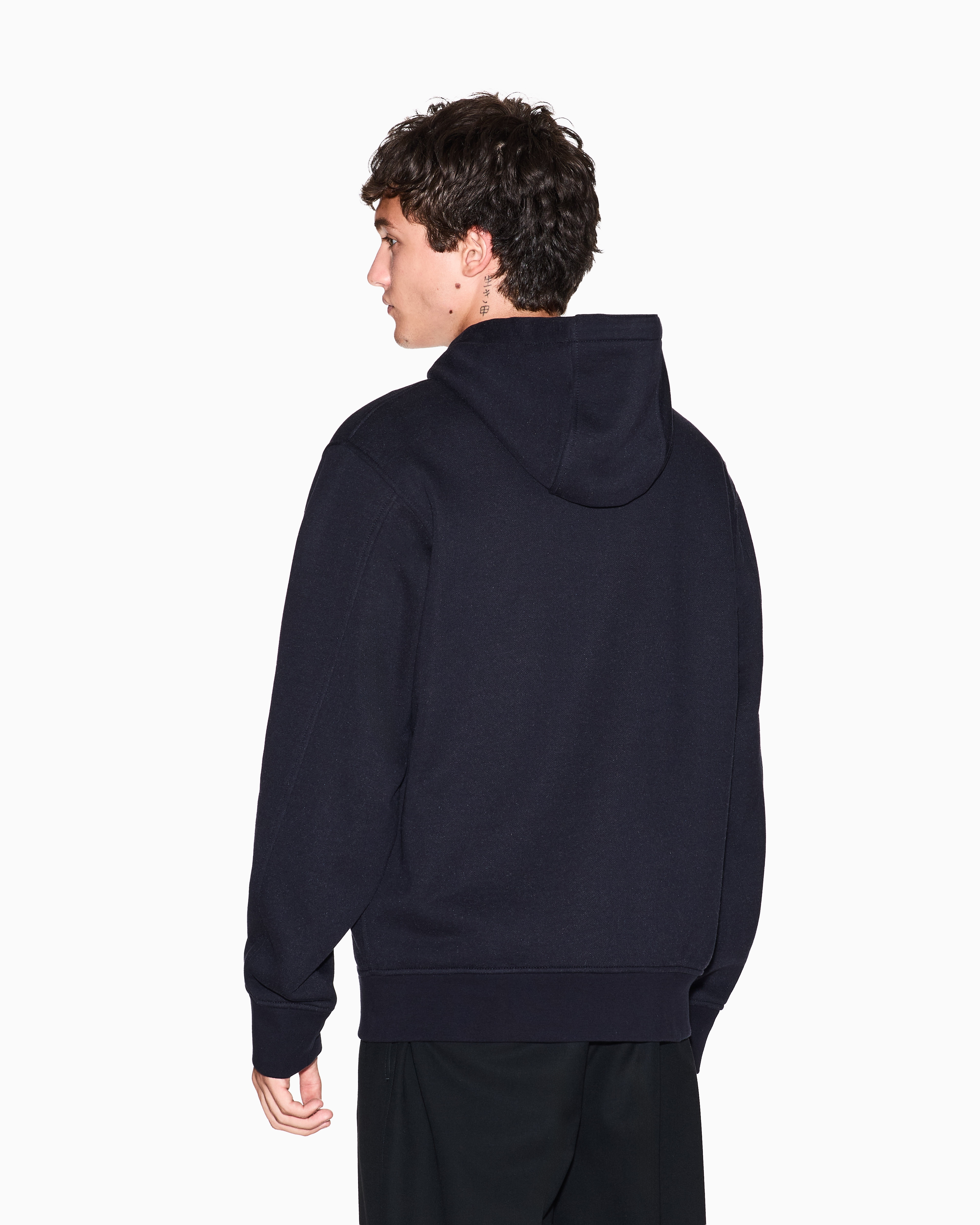 Armani Exchange - Zip-Up Sweatshirts, Man, Navy Blue, Size: M