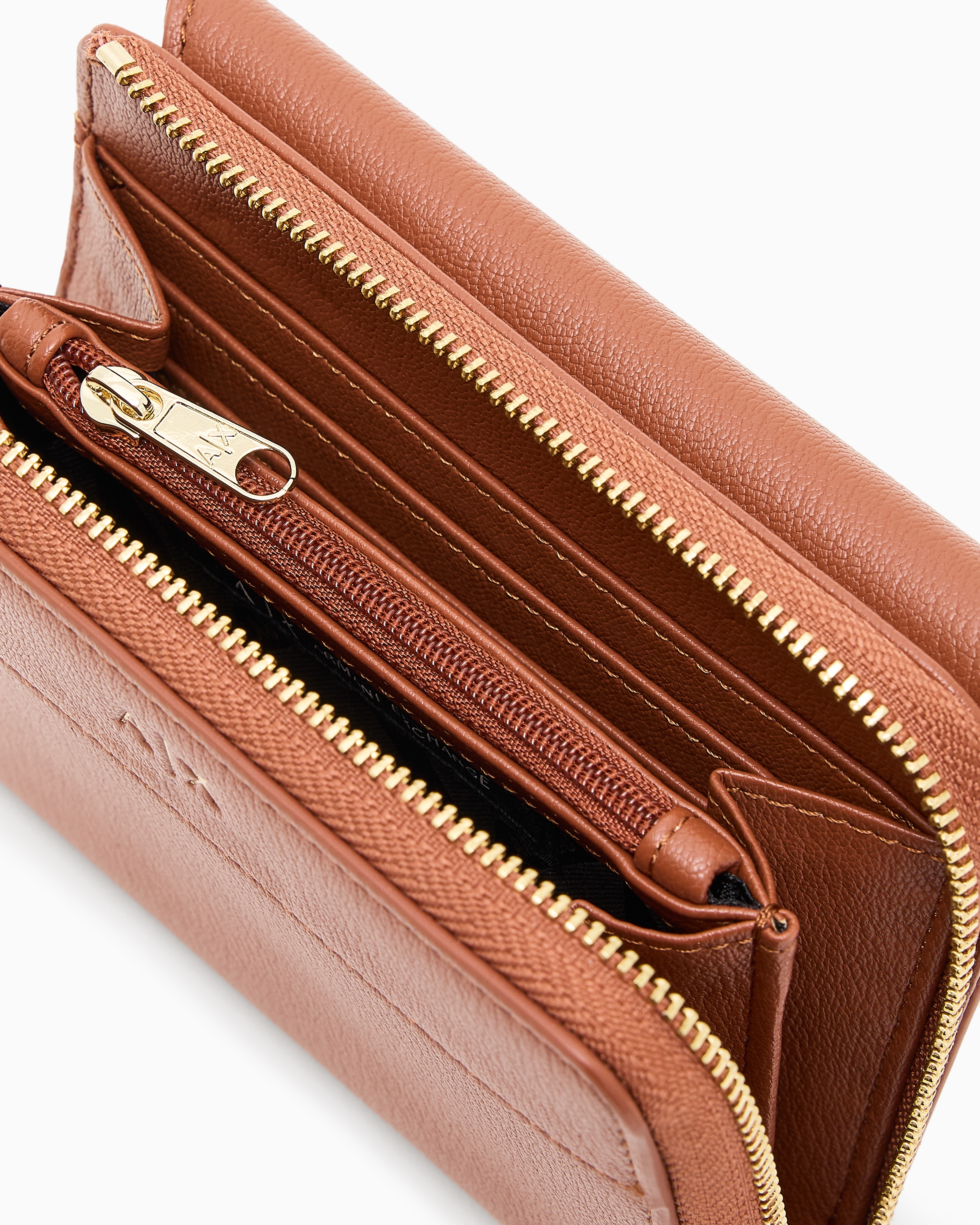 Armani Exchange - Wallets, Woman, Camel, Size: TU