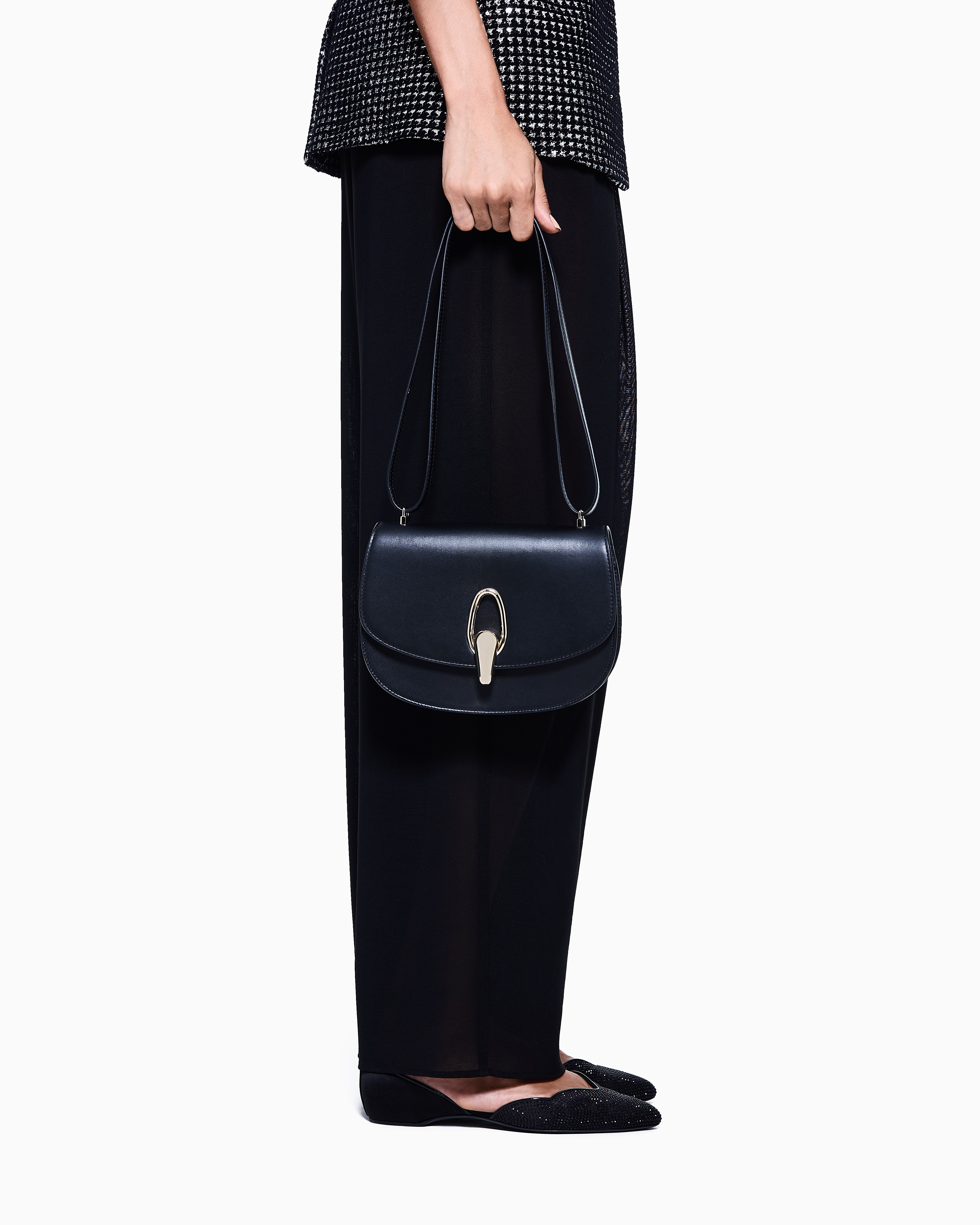 ショルダーバッグ・ポシェット GIORGIO ARMANI FW25 SHOULDER BAG (GW001710 AF20738 U6133) Leather shoulder bag | Giorgio Armani