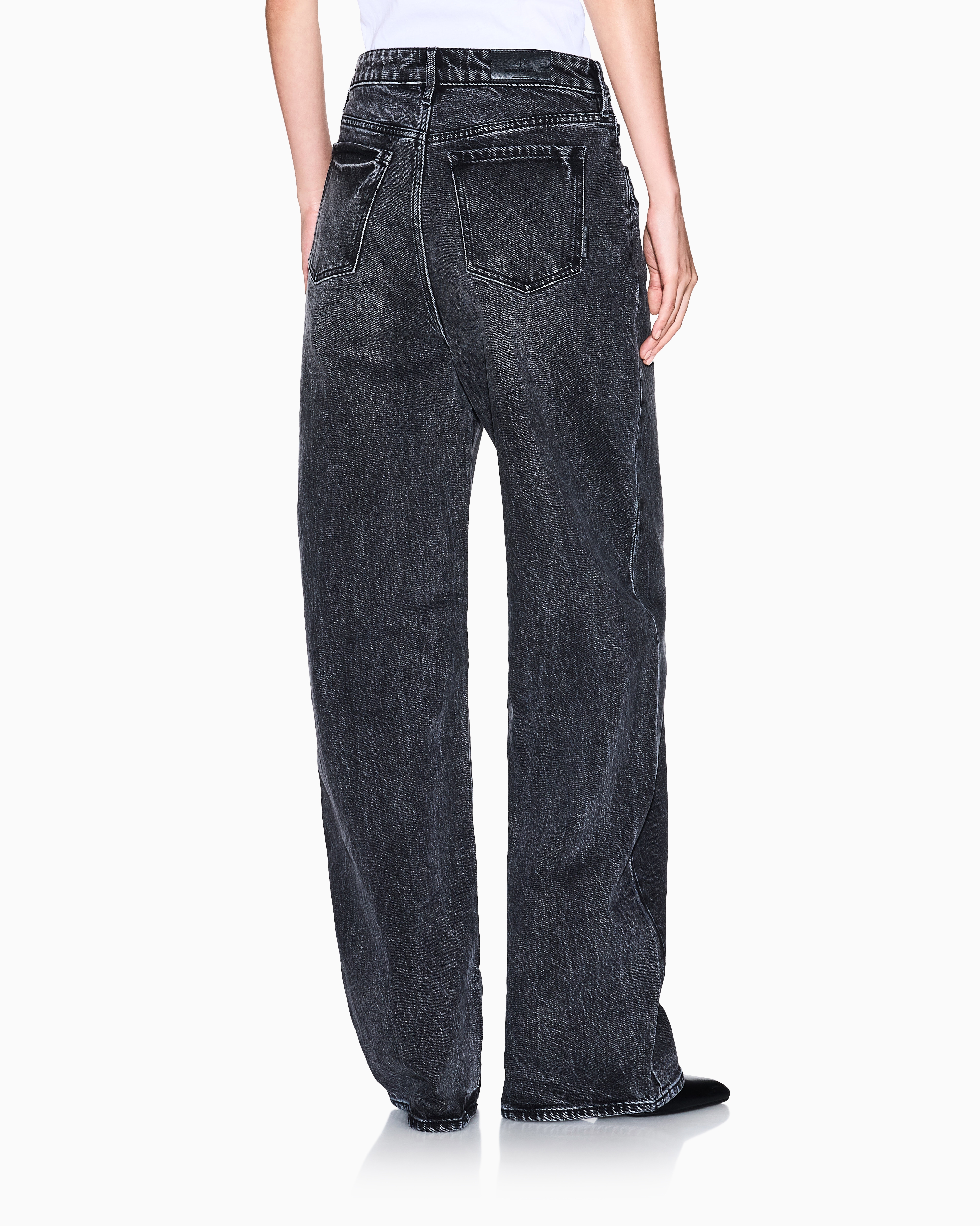 Armani Exchange - Relaxed Jeans, Woman, Black, Size:
