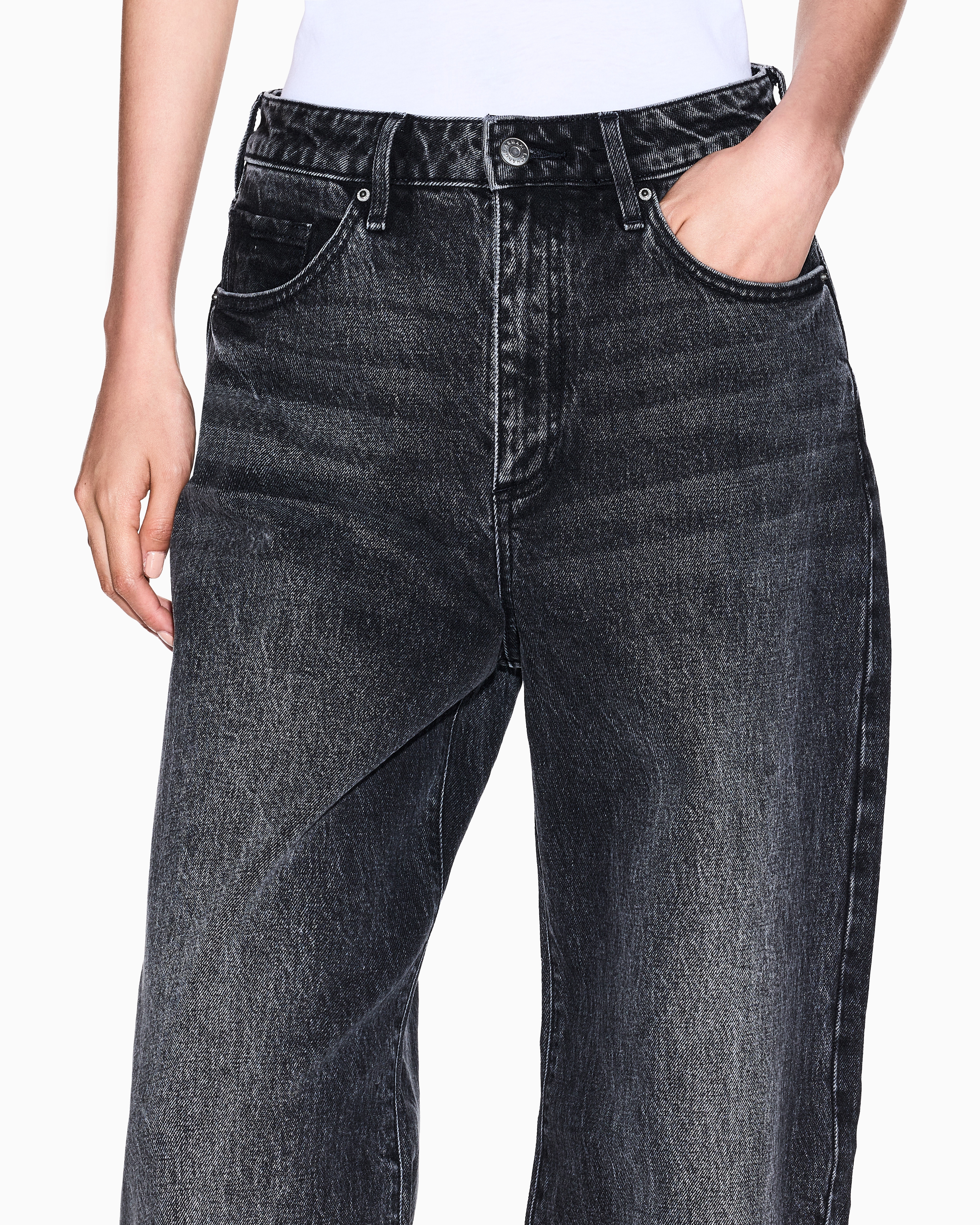 Armani Exchange - Relaxed Jeans, Woman, Black, Size: