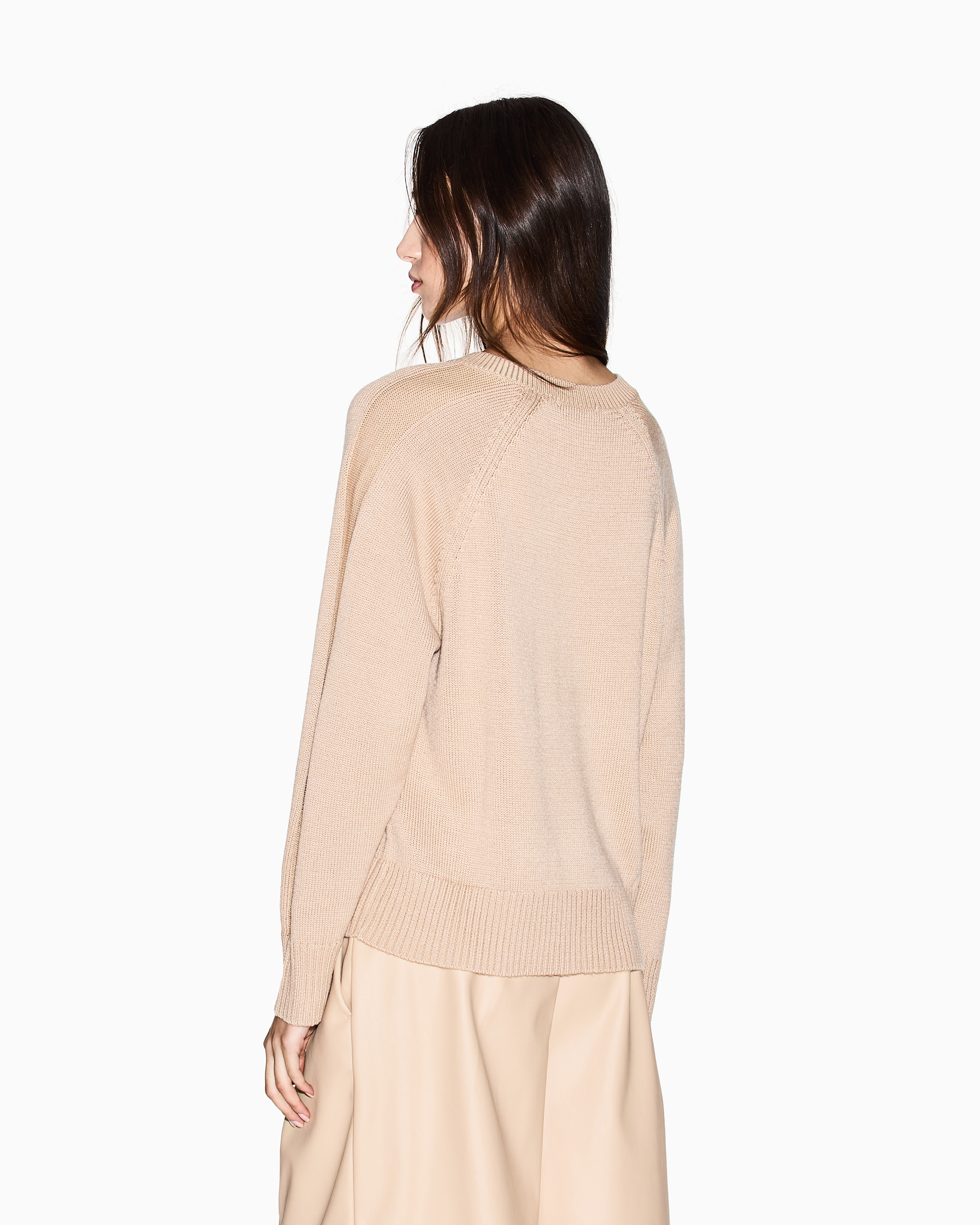 Armani Exchange - Jumpers, Woman, Camel, Size: S