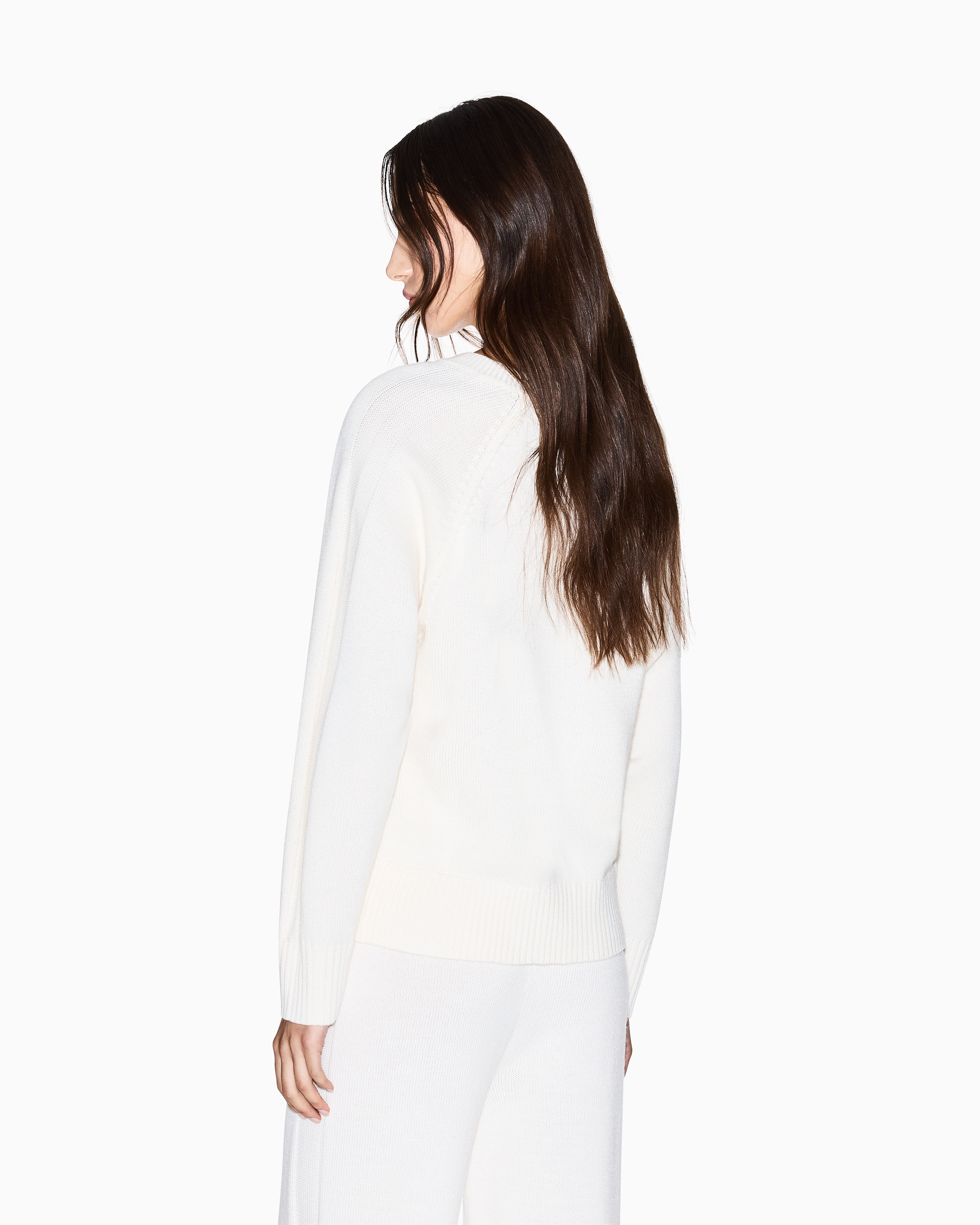 Armani Exchange - Jumpers, Woman, White, Size: S