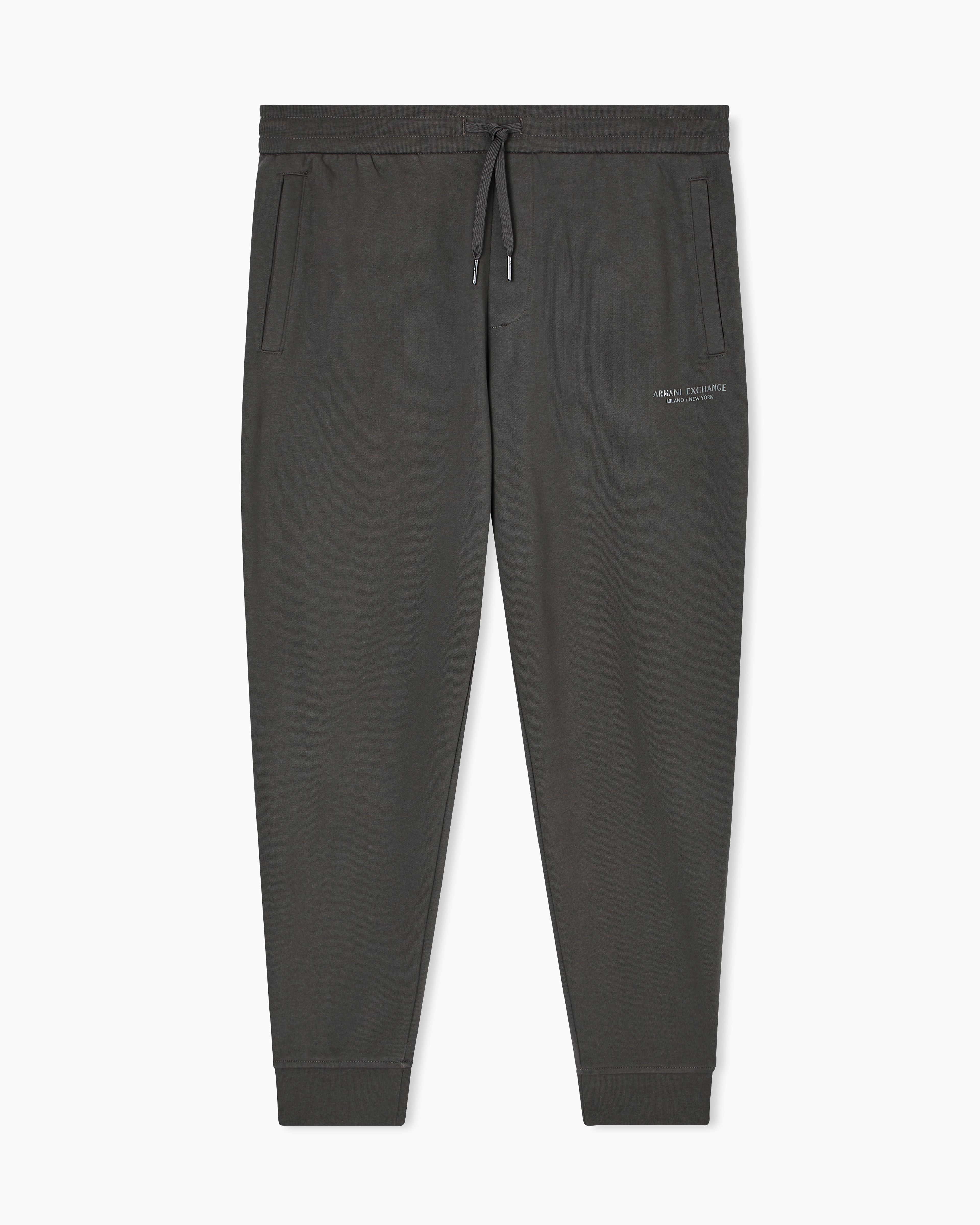 Armani Exchange Tone Logo Jogger Pants In Green