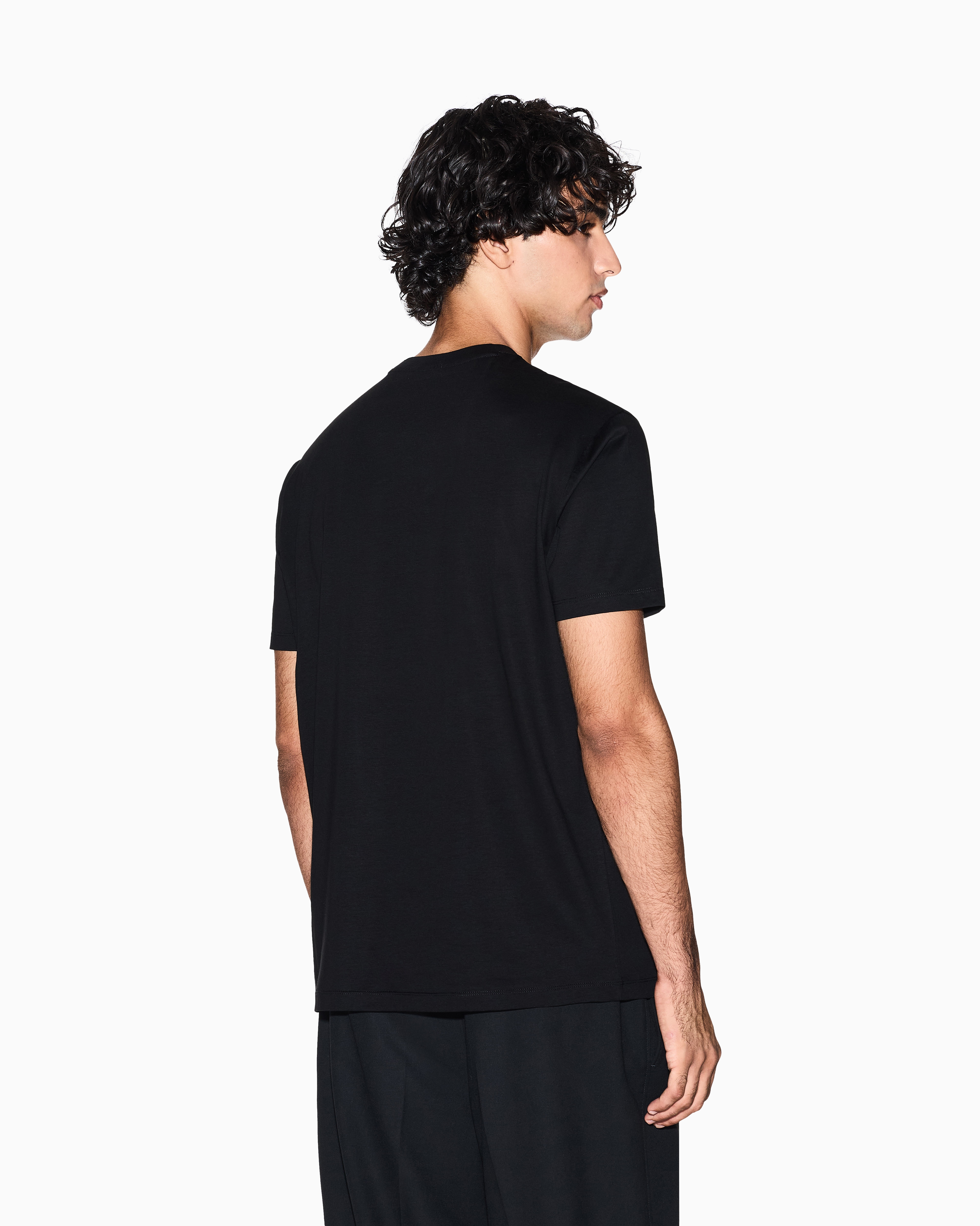 Armani Exchange - Regular Fit T-Shirts, Man, Black, Size: