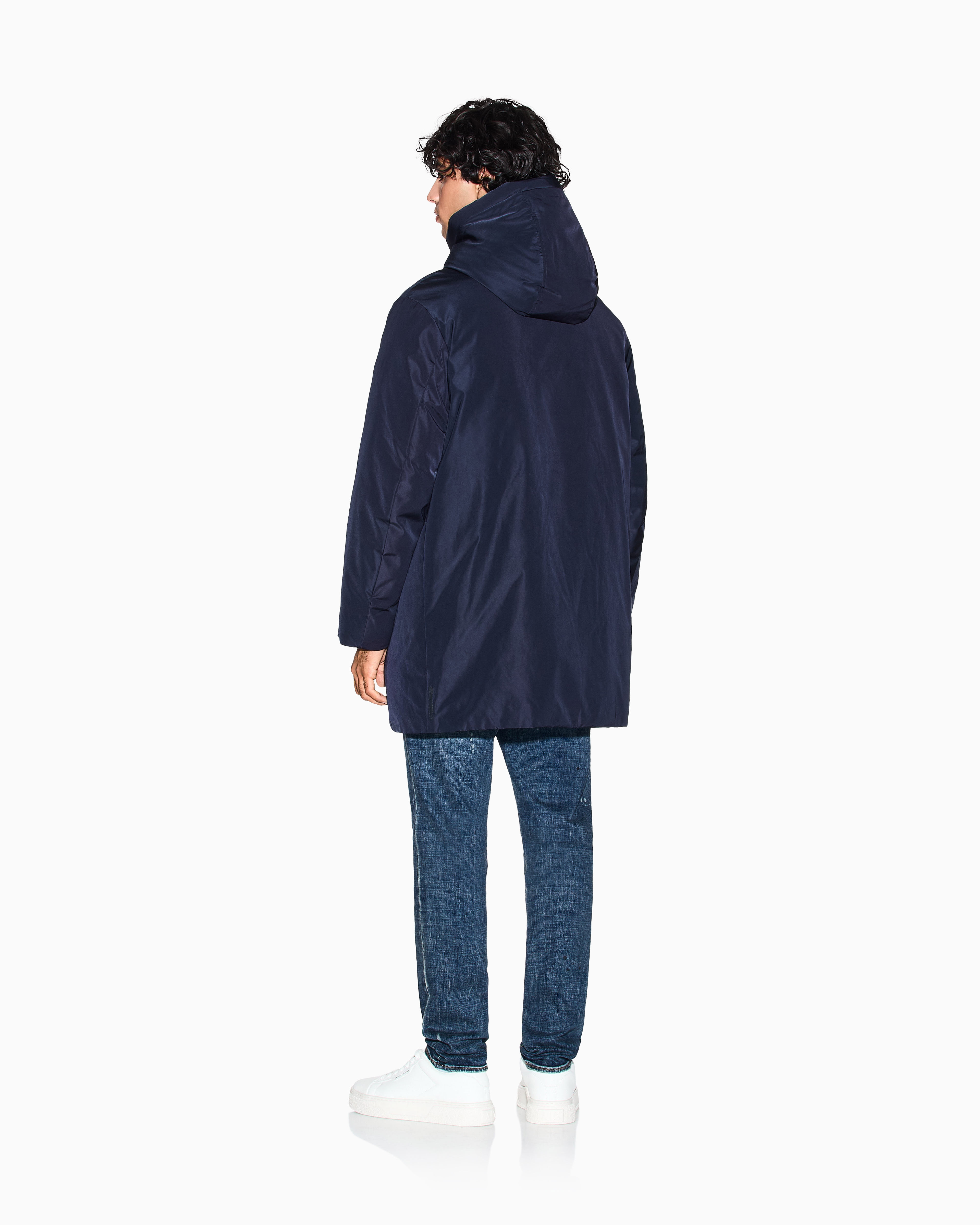 Armani Exchange - Parkas, Man, Navy Blue, Size: