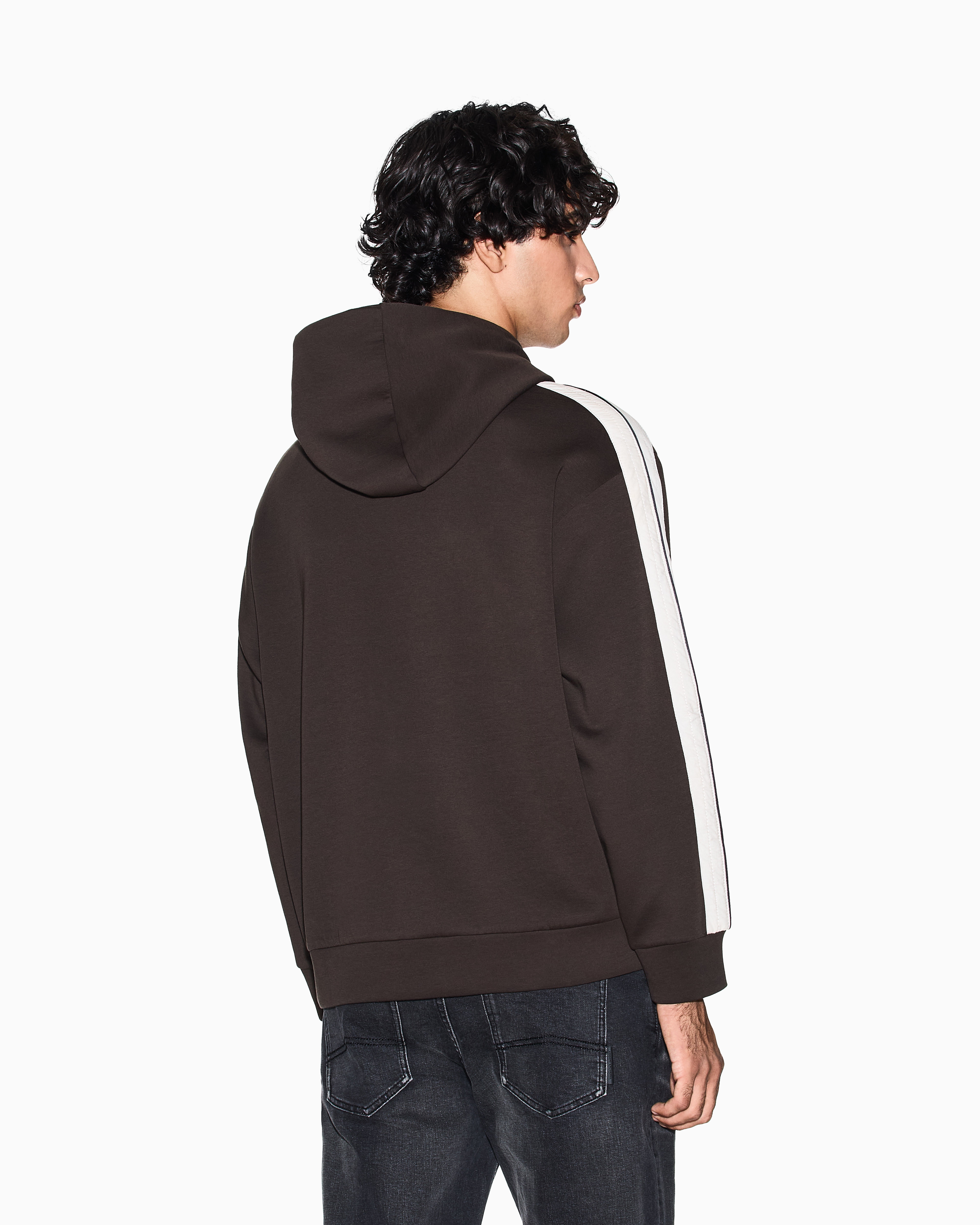 Armani Exchange - Hoodies, Man, Brown, Size: M