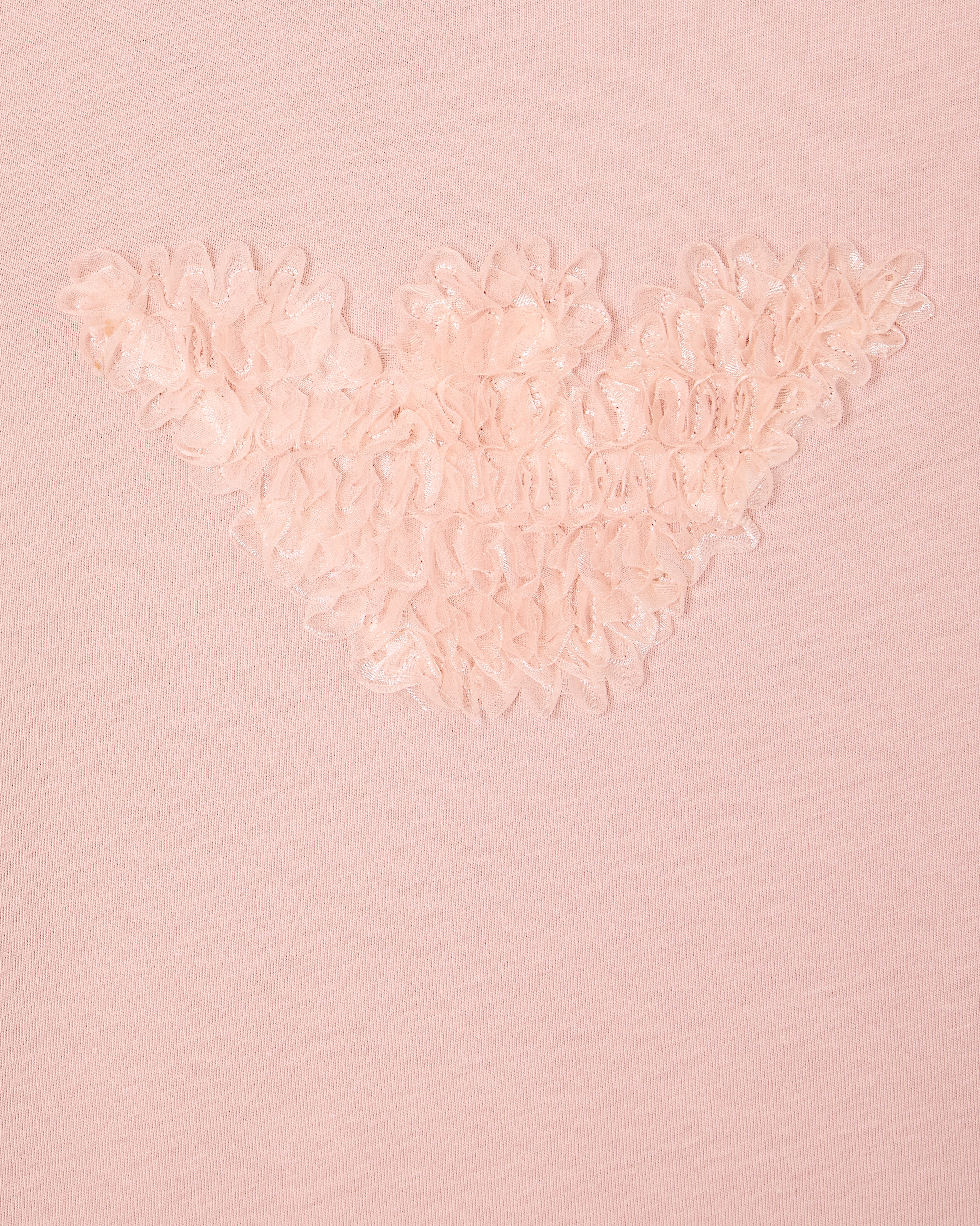 Emporio Armani - ASV jersey jumper with eagle and tulle ruffles, Girl, Pink, Size: