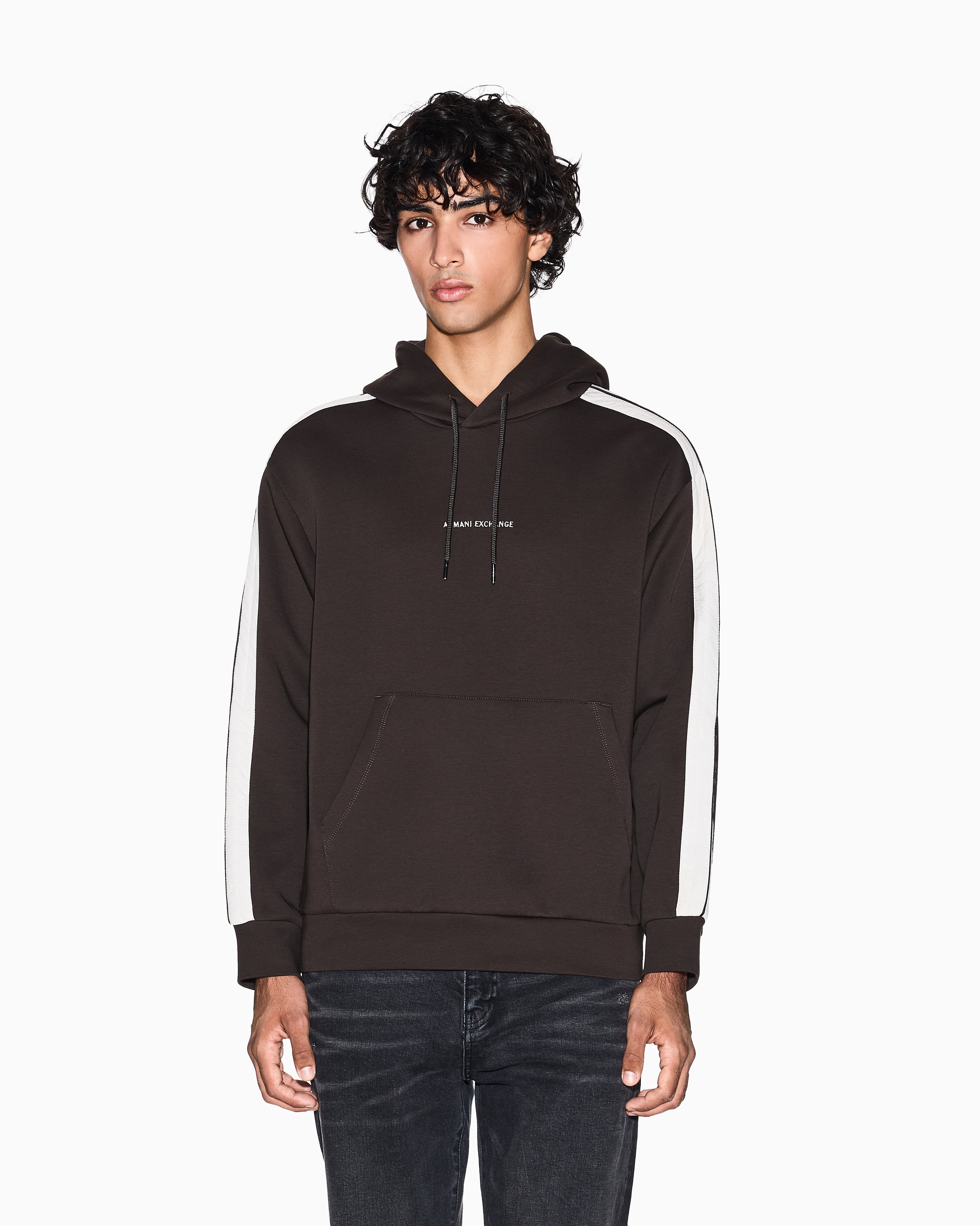 Armani Exchange - Hoodies, Man, Brown, Size: M
