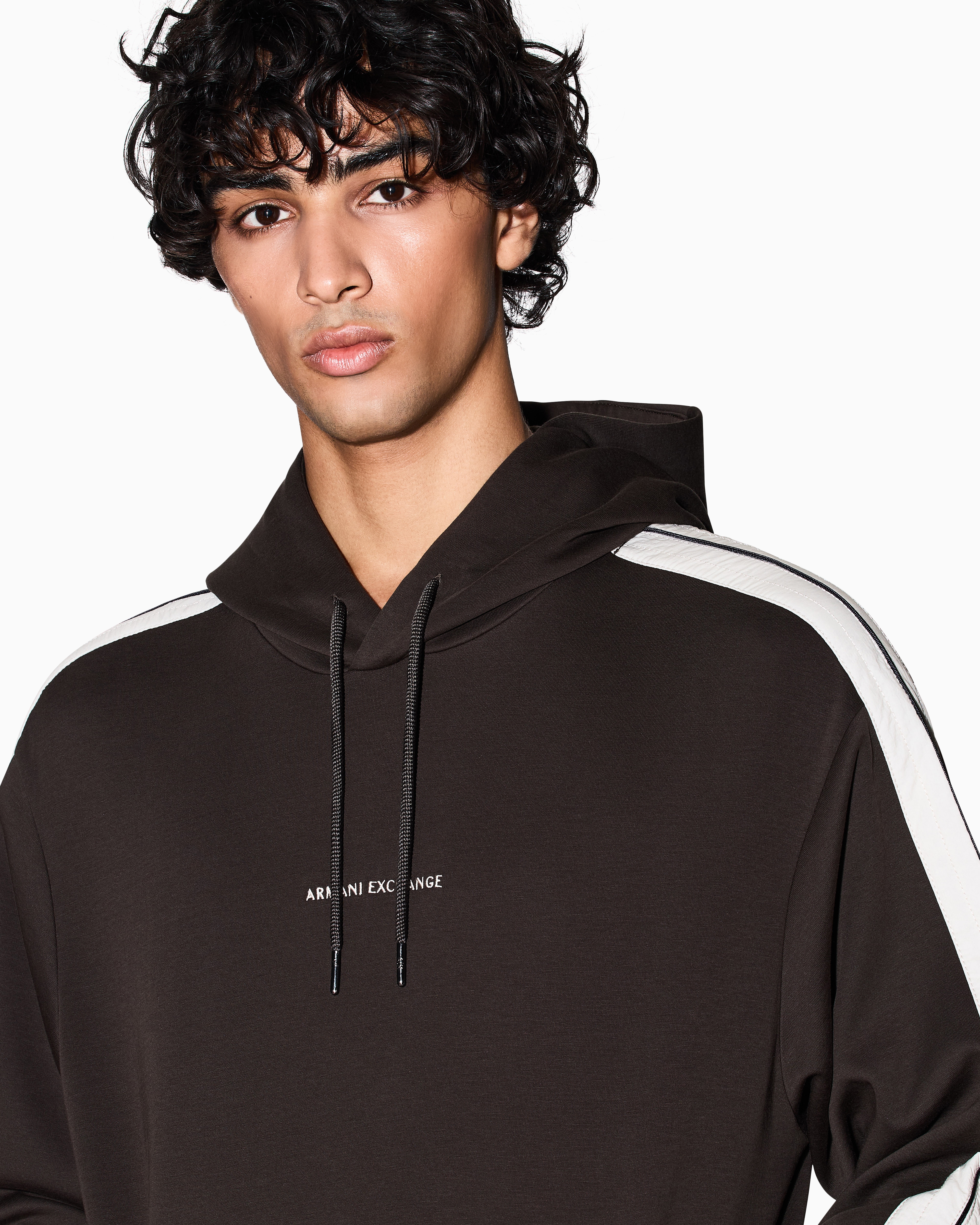 Armani Exchange - Hoodies, Man, Brown, Size: M