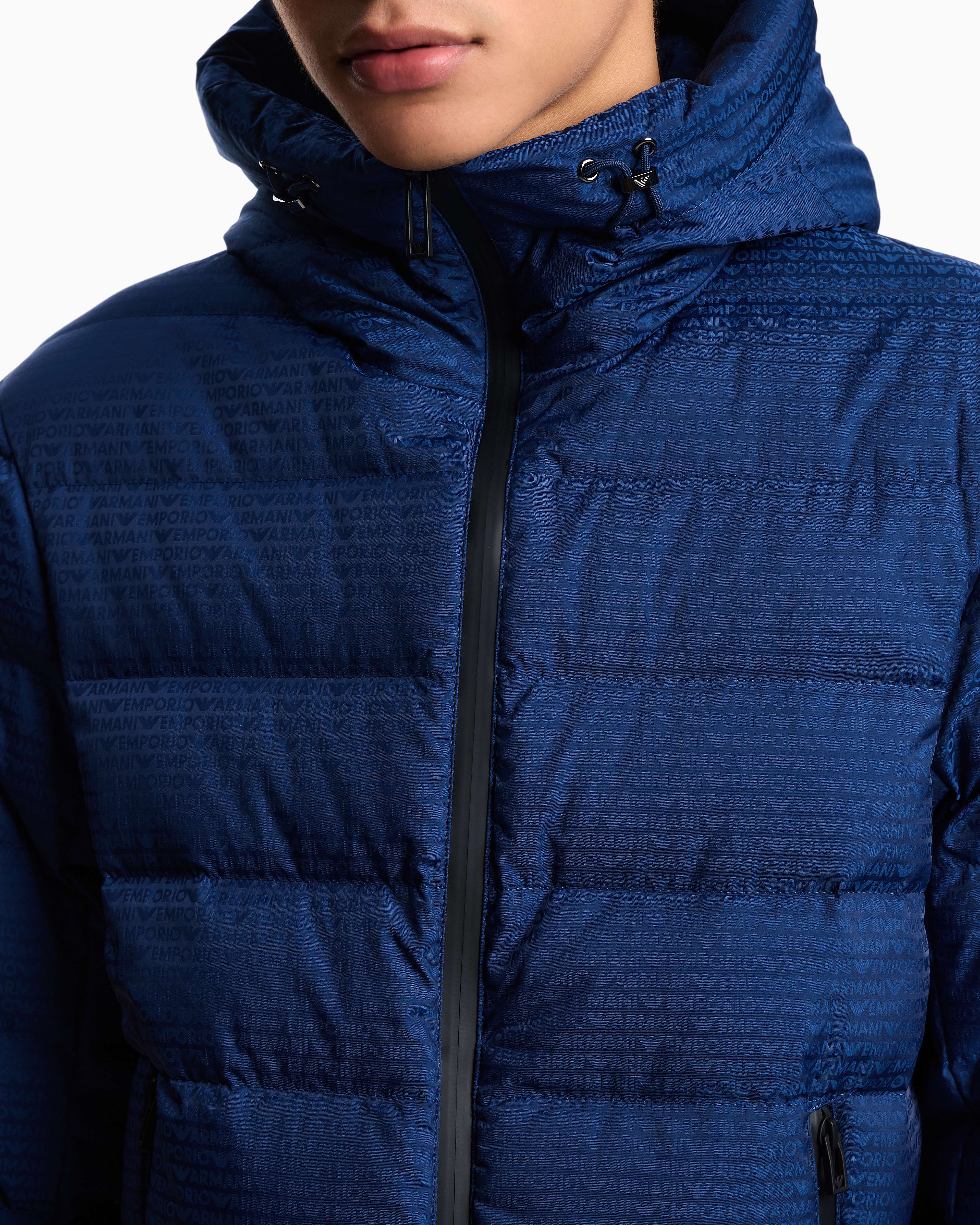 極美品✨️エンポリオアルマーニ ロングコート 切り替え ダイヤモンド