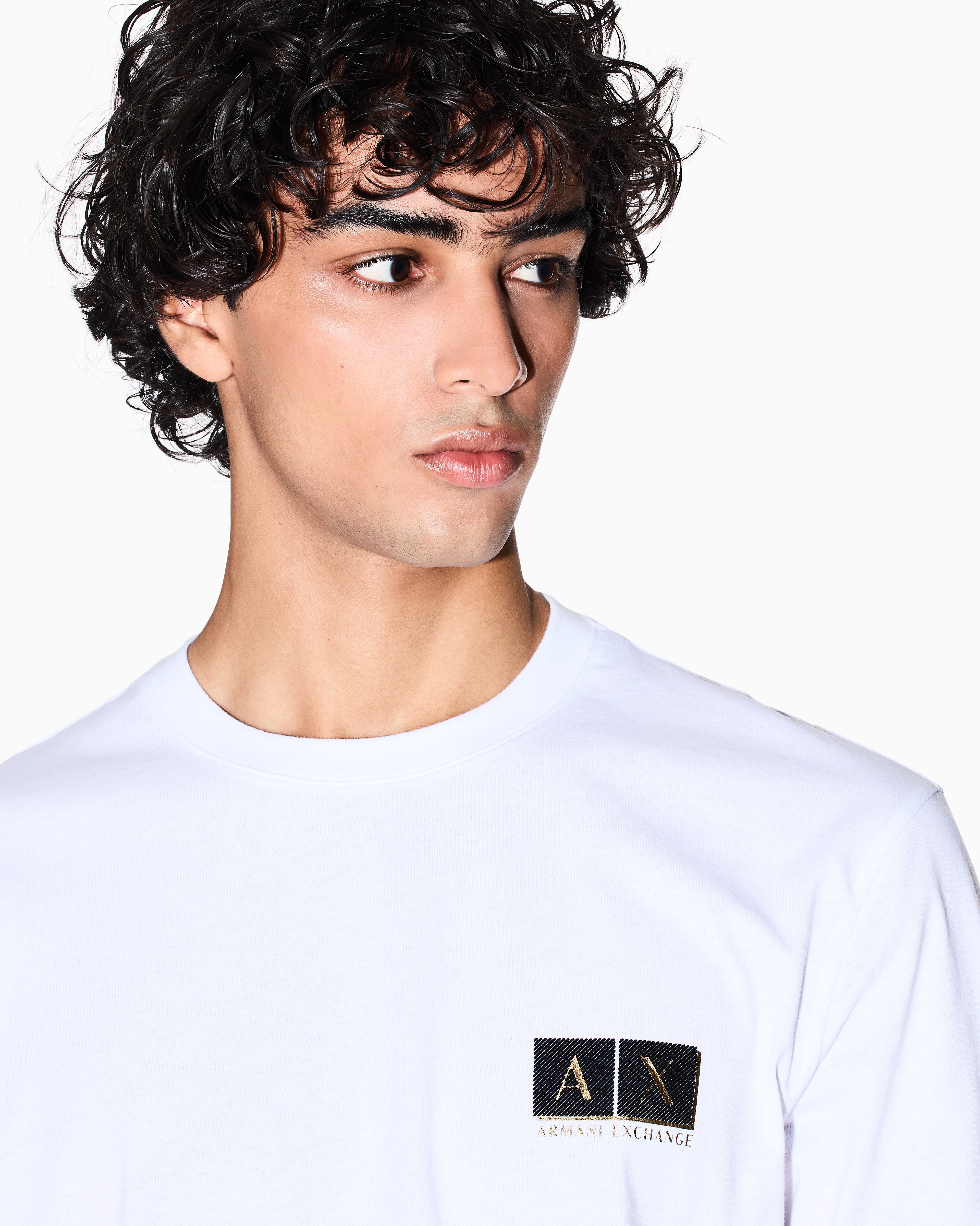 Armani Exchange - Regular Fit T-Shirts, Man, White, Size: