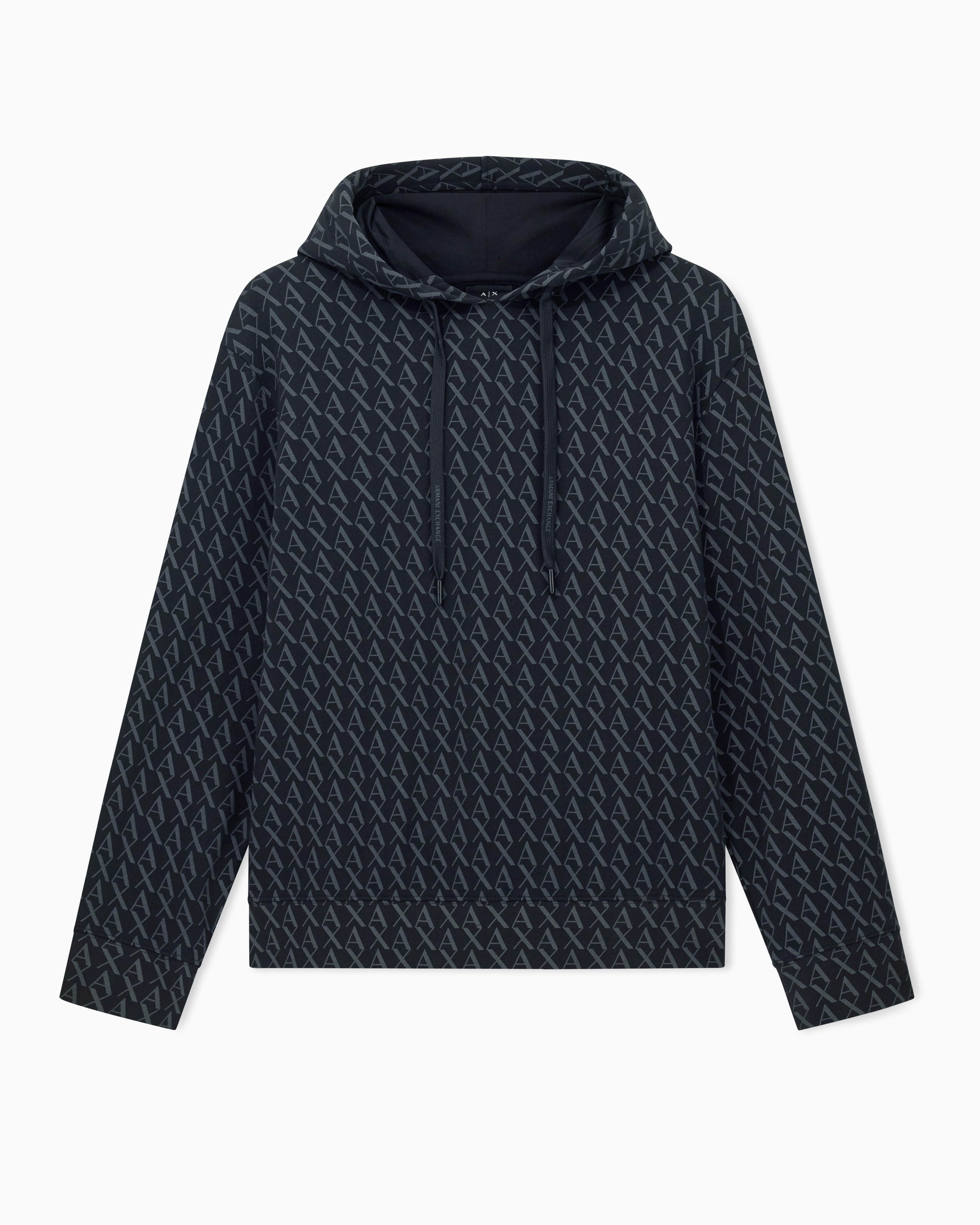 Armani Exchange - Hoodies, Man, Black, Size: