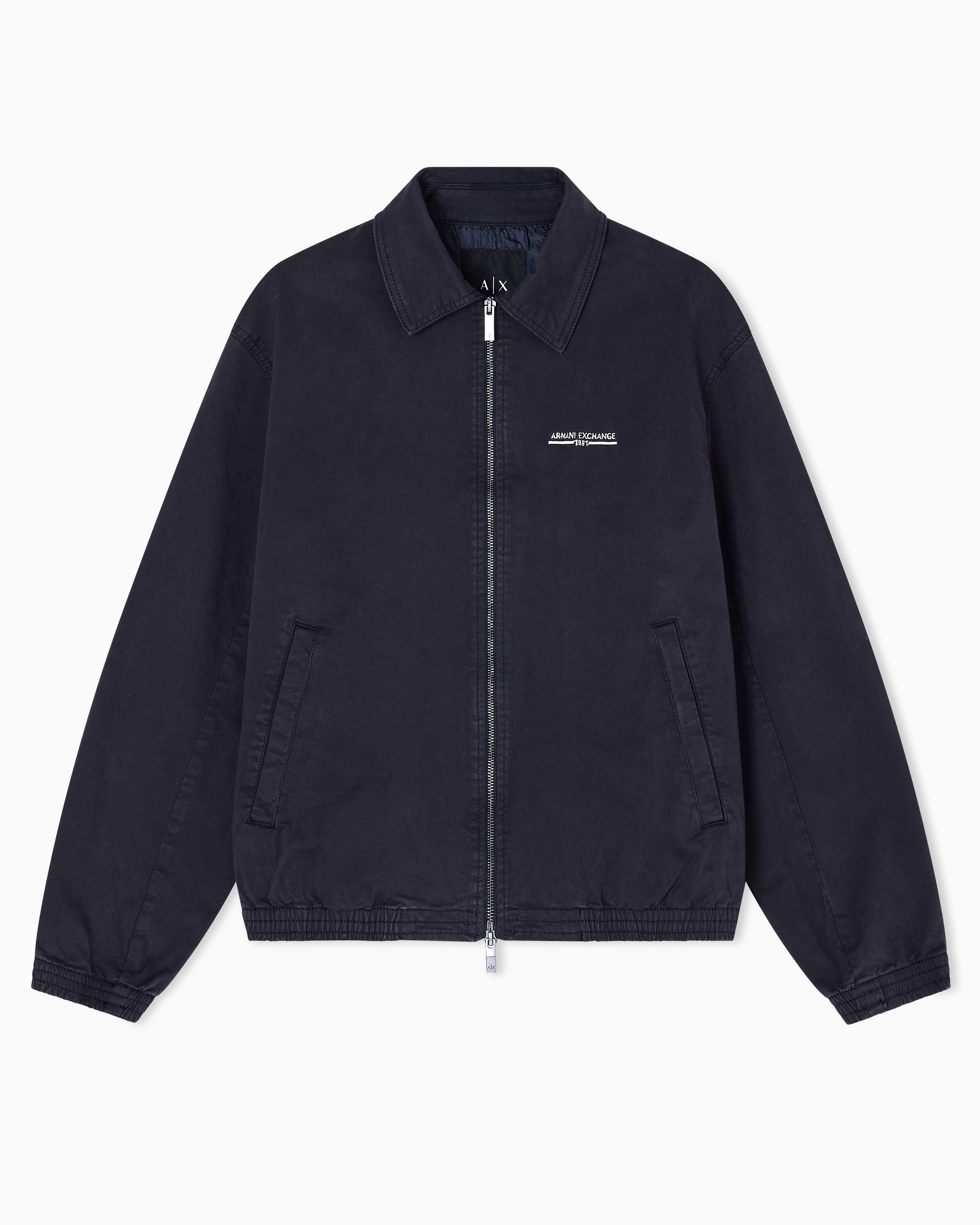 Armani Exchange - Blousons, Man, Navy Blue, Size: