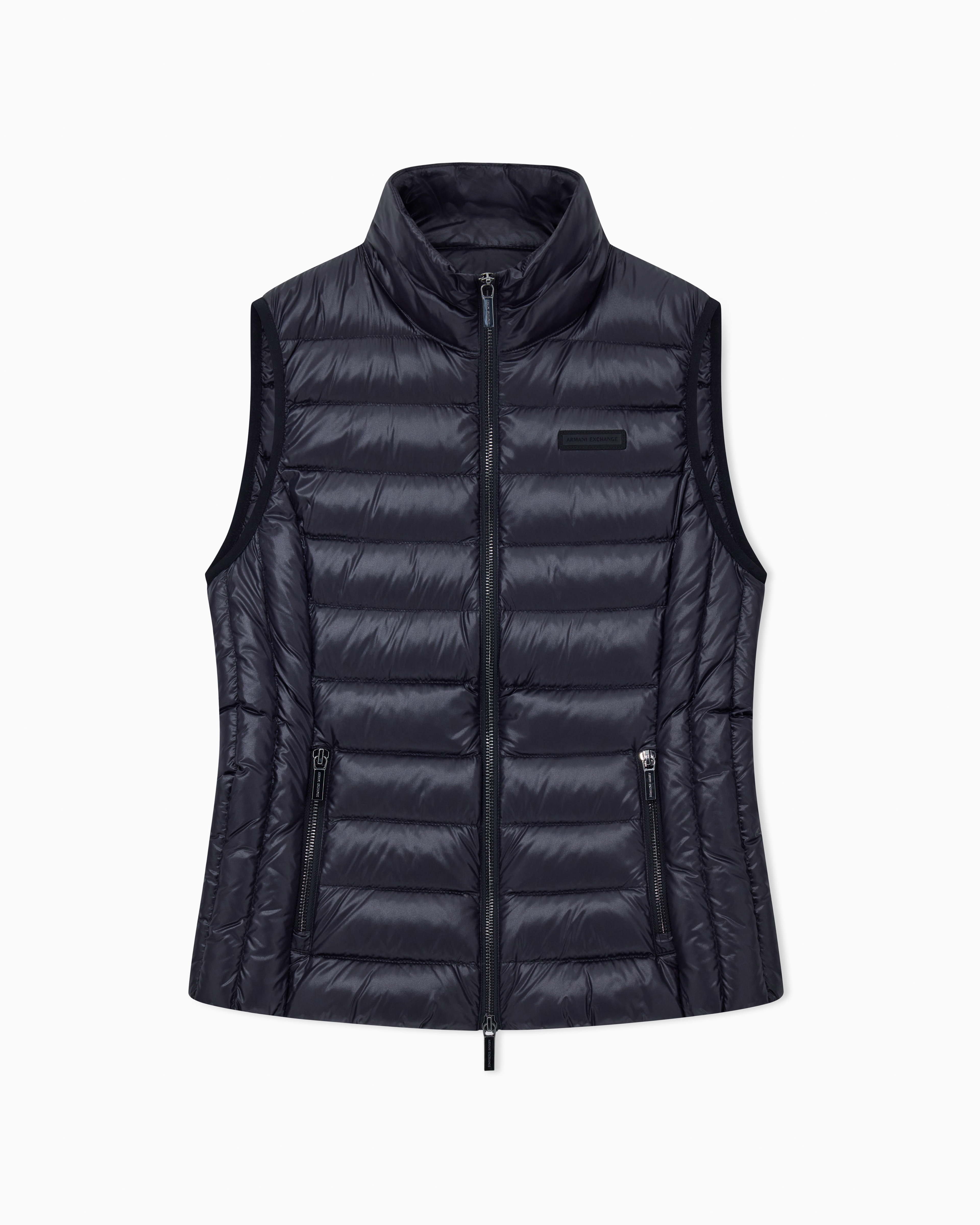 ARMANI　exchange　ダウンベスト Double-face padded sleeveless down jacket | Armani Exchange