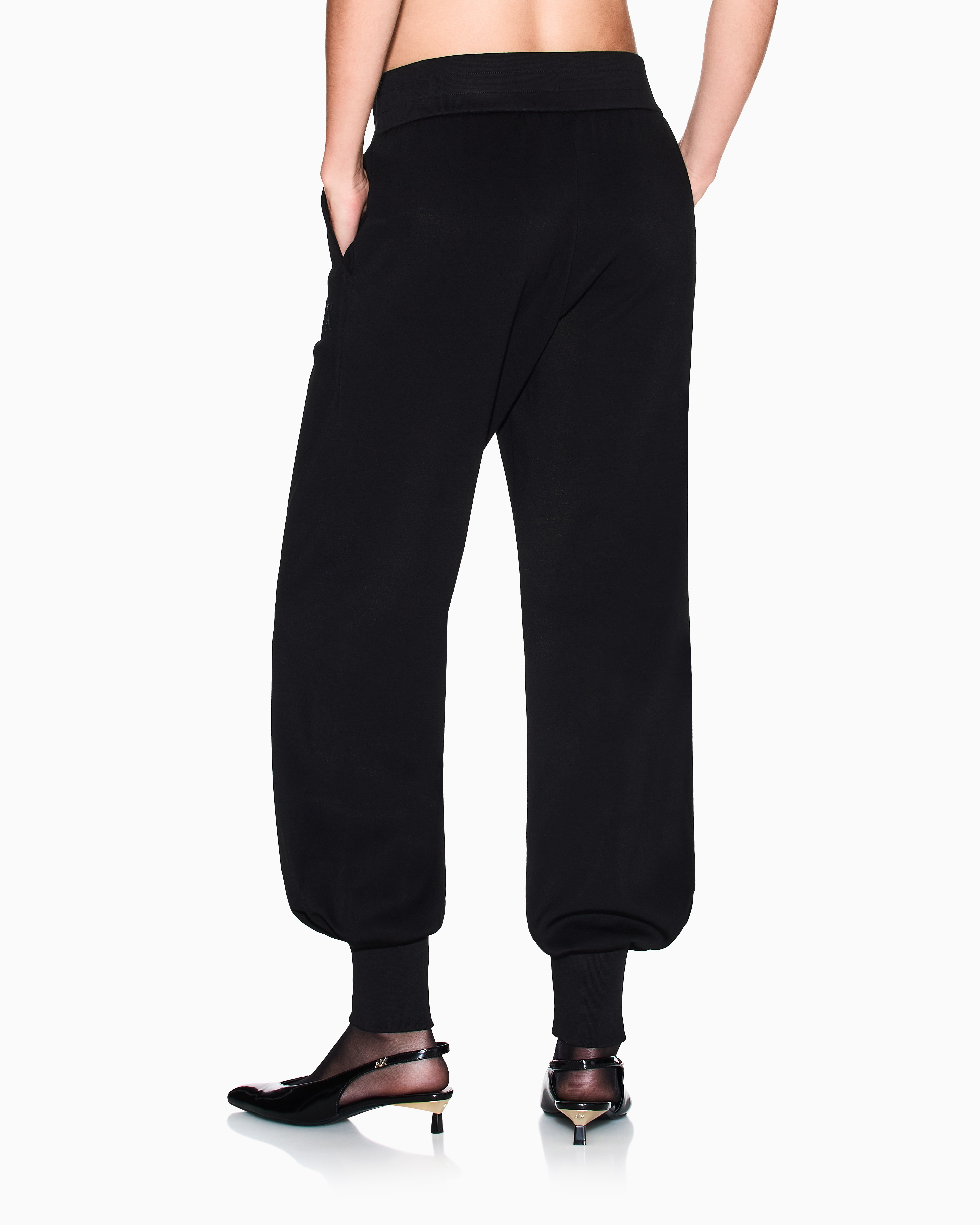 Armani Exchange - Sweatpants, Woman, Black, Size: