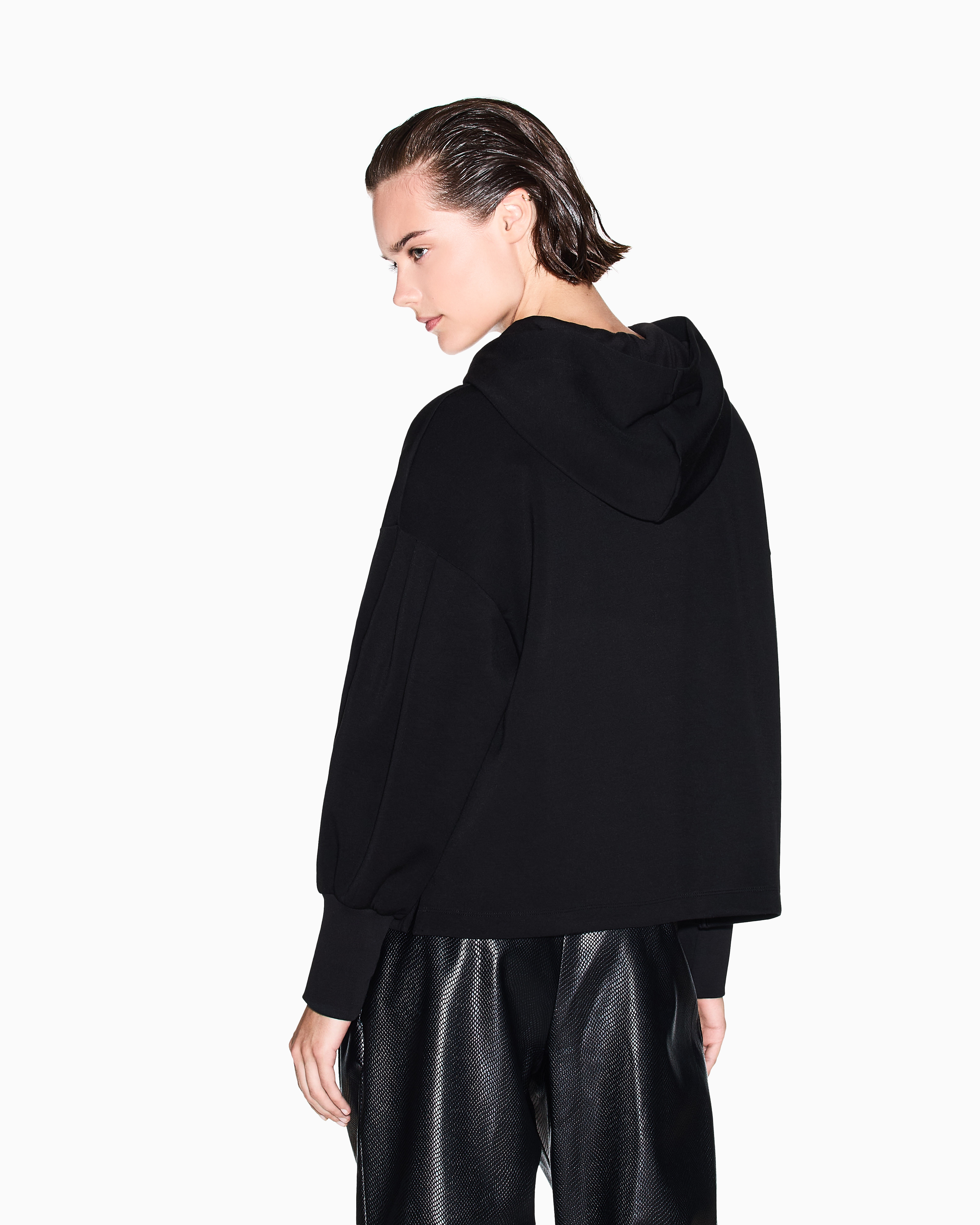 Armani Exchange Hoodies In Black