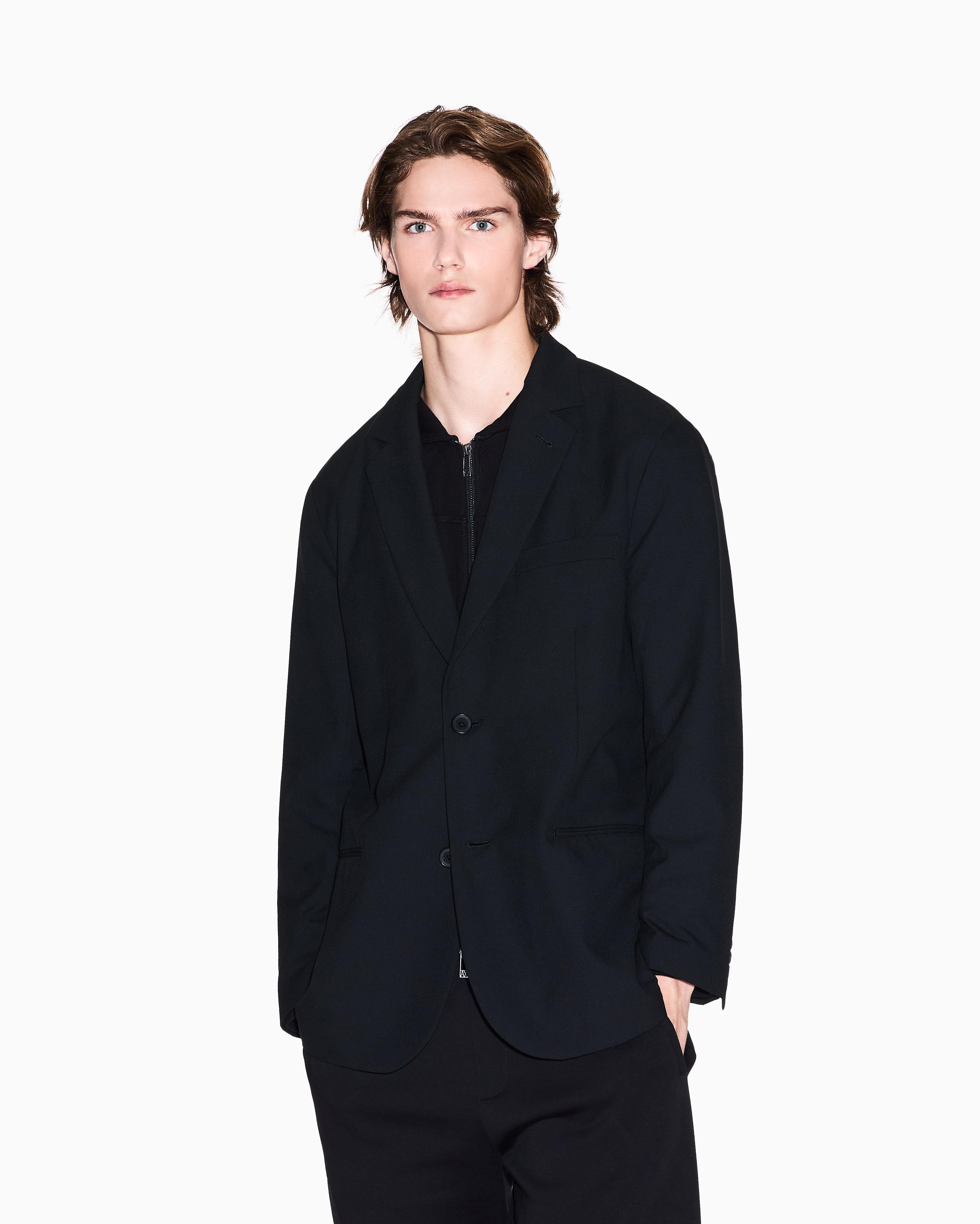 Armani Exchange Formal Jackets In Black